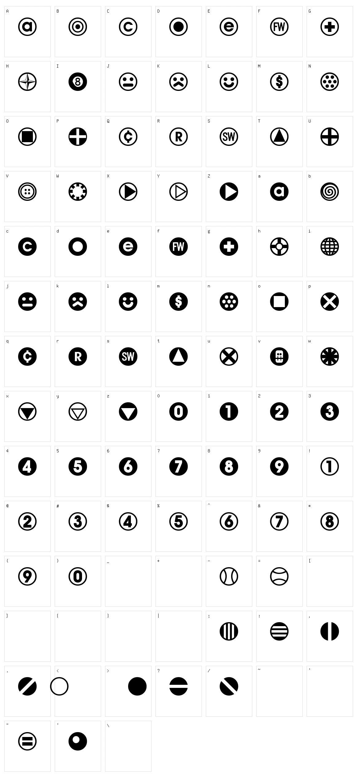 Bullet Balls AOE Character Set