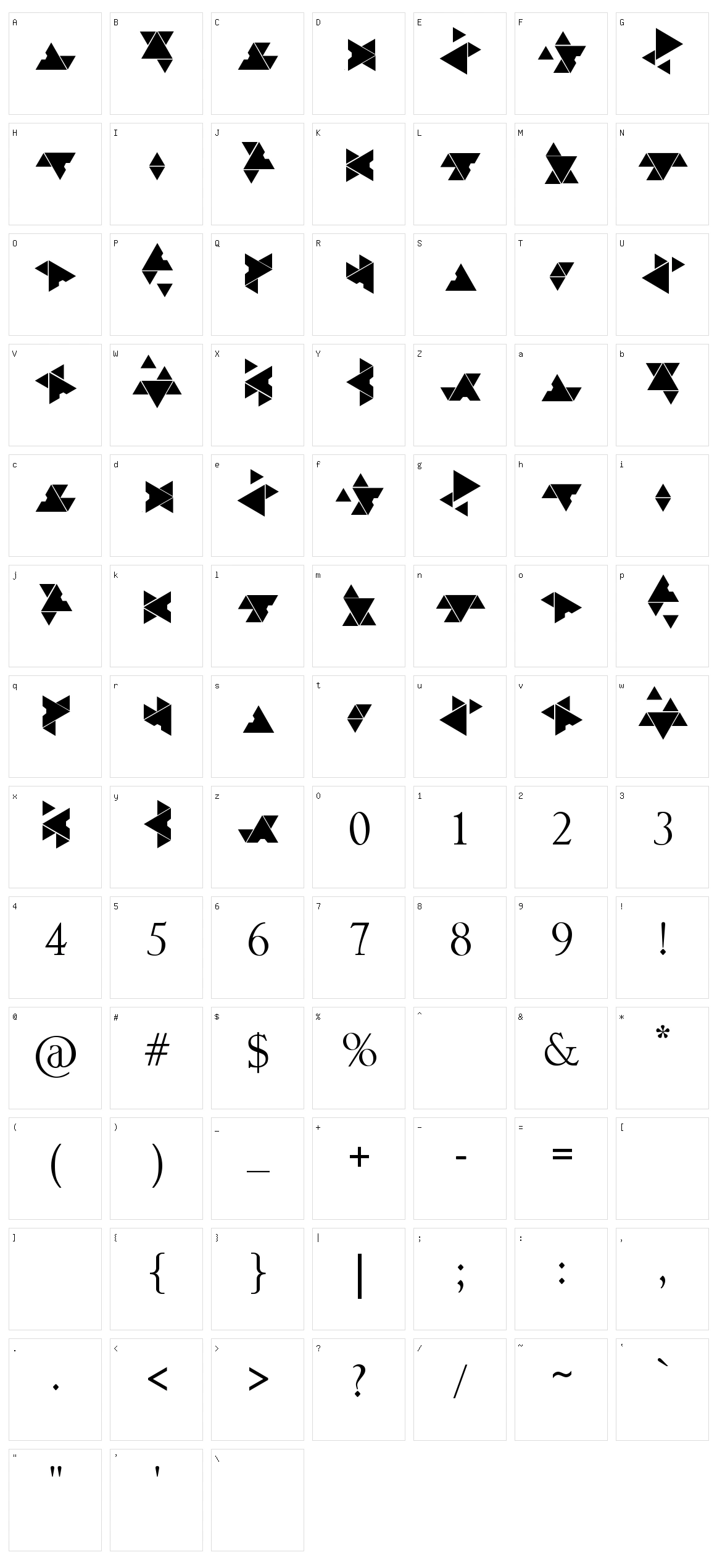 Covenant Character Set