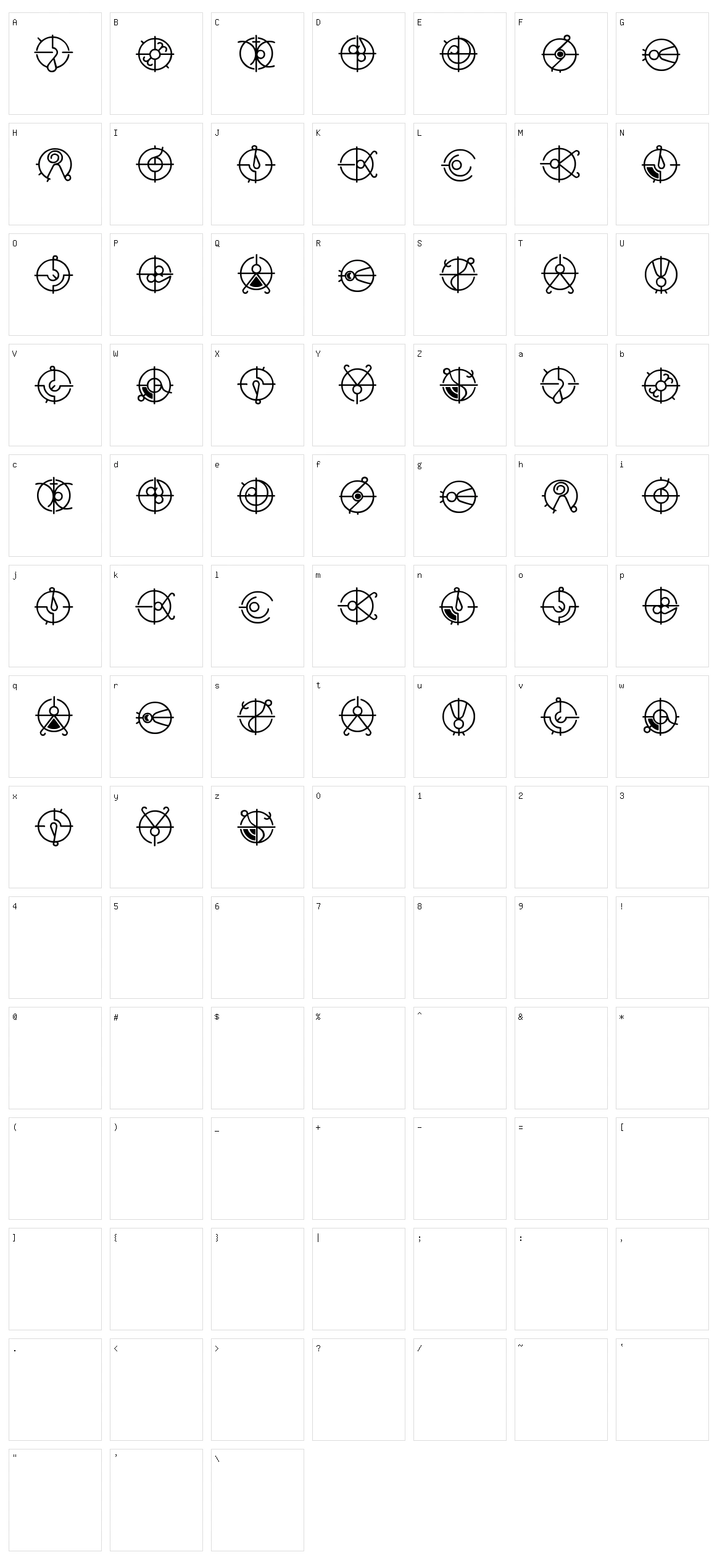 Covenant  Forerunner Character Set
