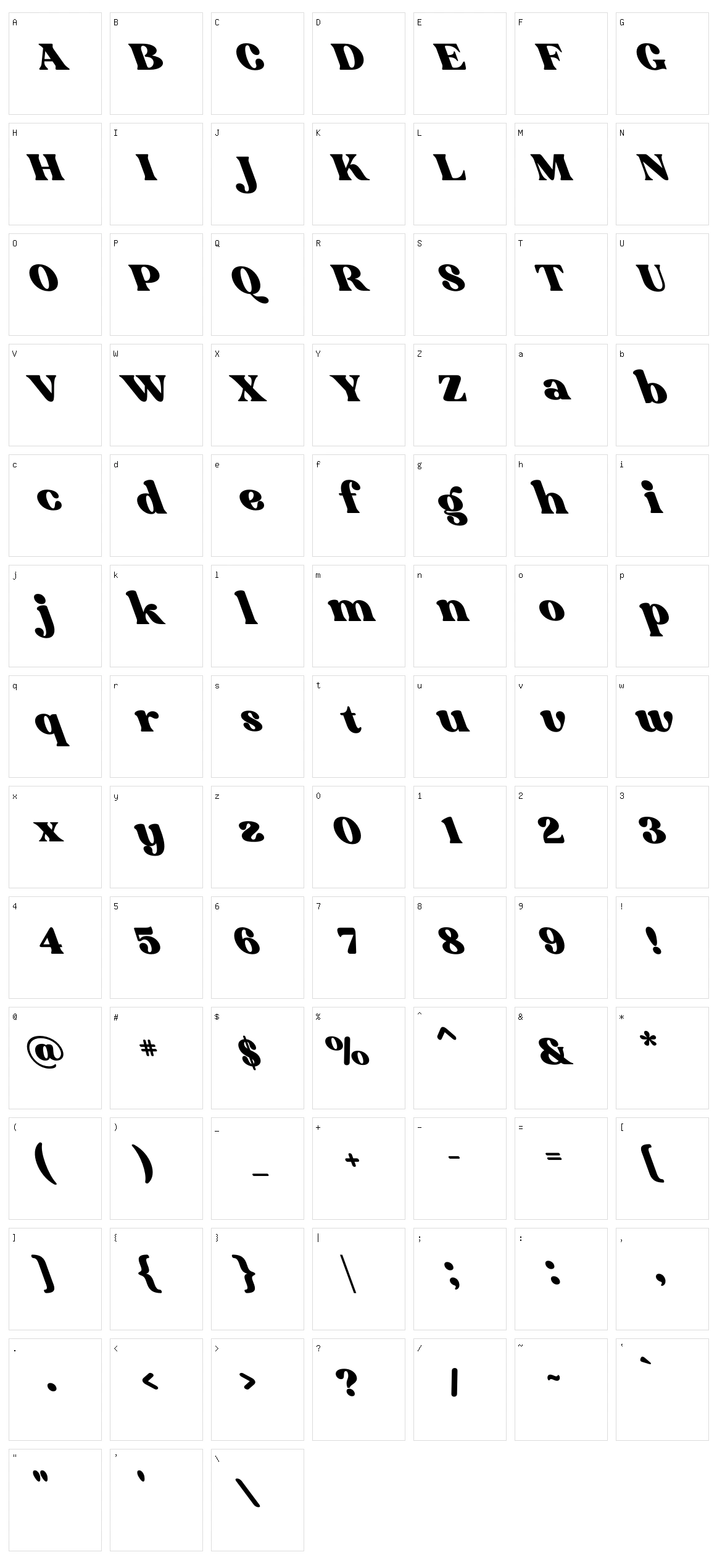 Minigame Character Set