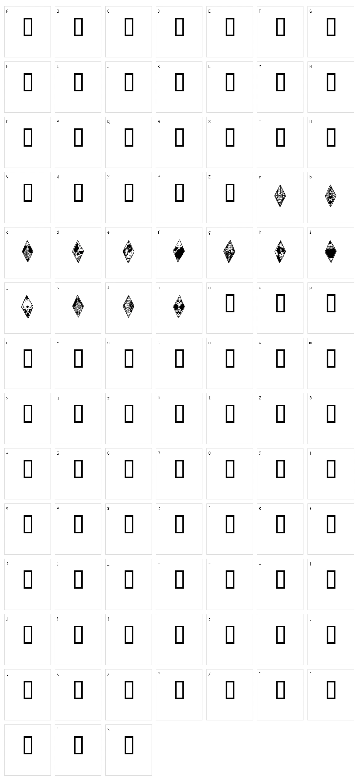 WW Wraith Bats Character Set