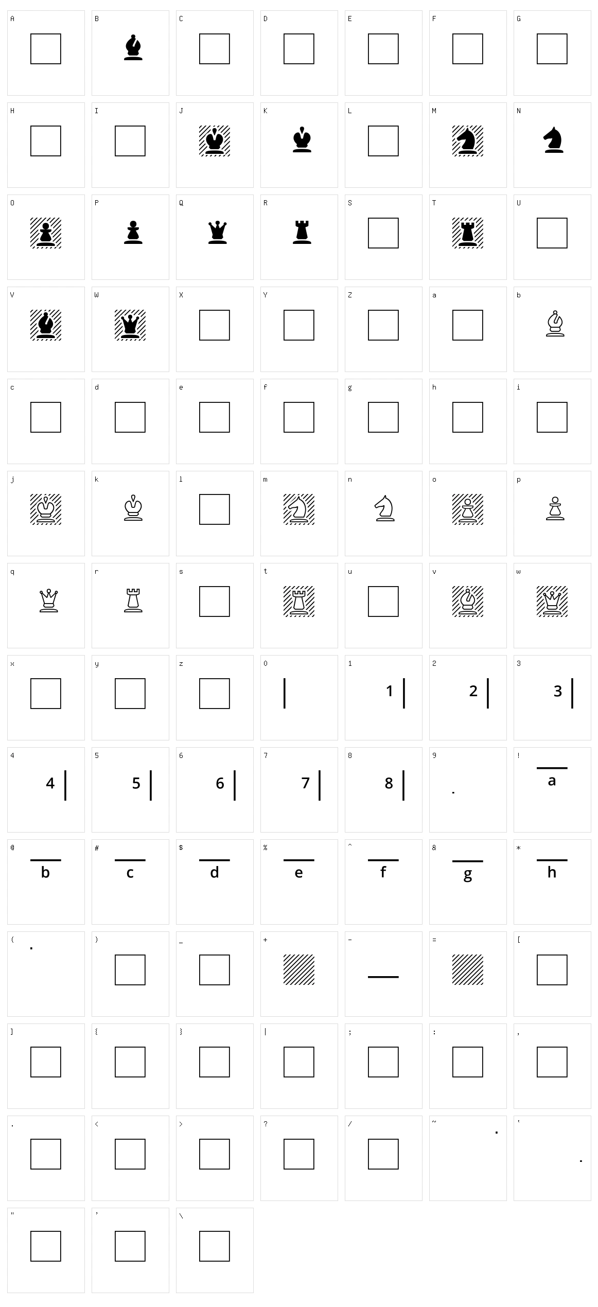 OTL Checkmate Character Set