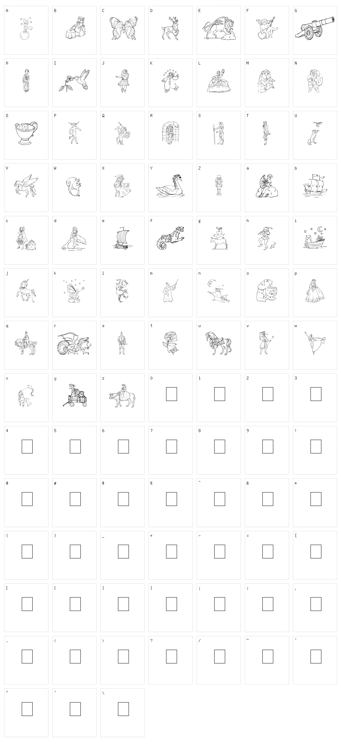 001 Once Upon a Time Character Set