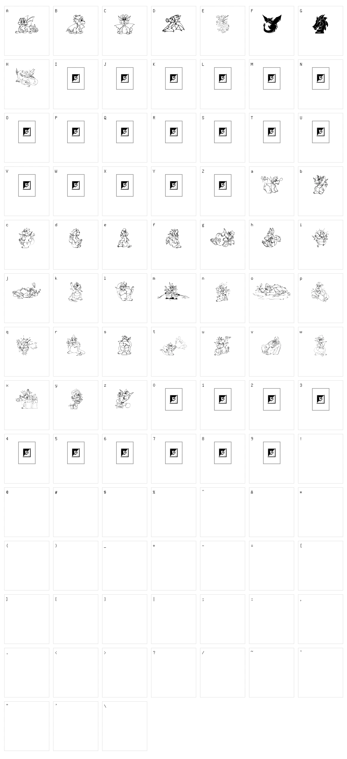 Delightful Lil Dragons Character Set