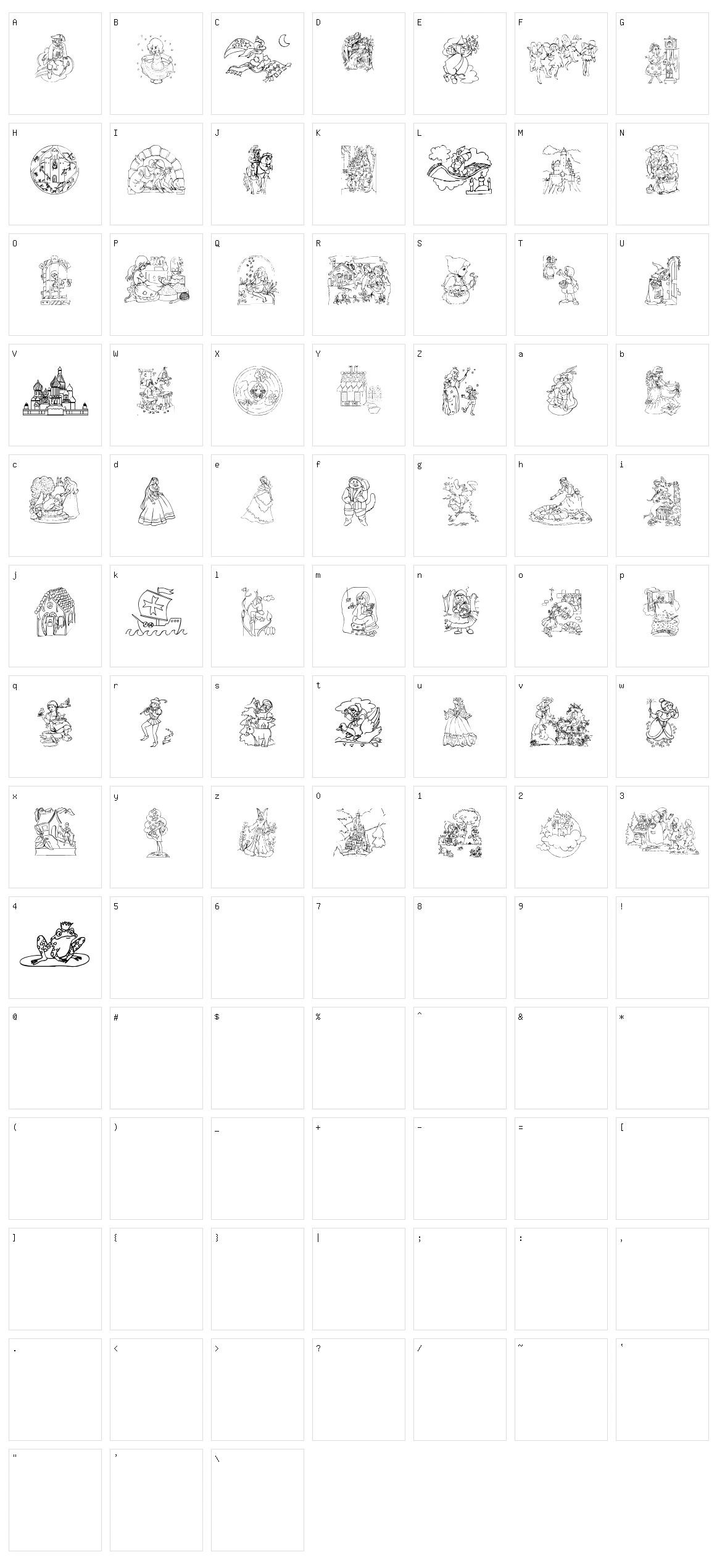 001 Once Upon a Time 2 Character Set