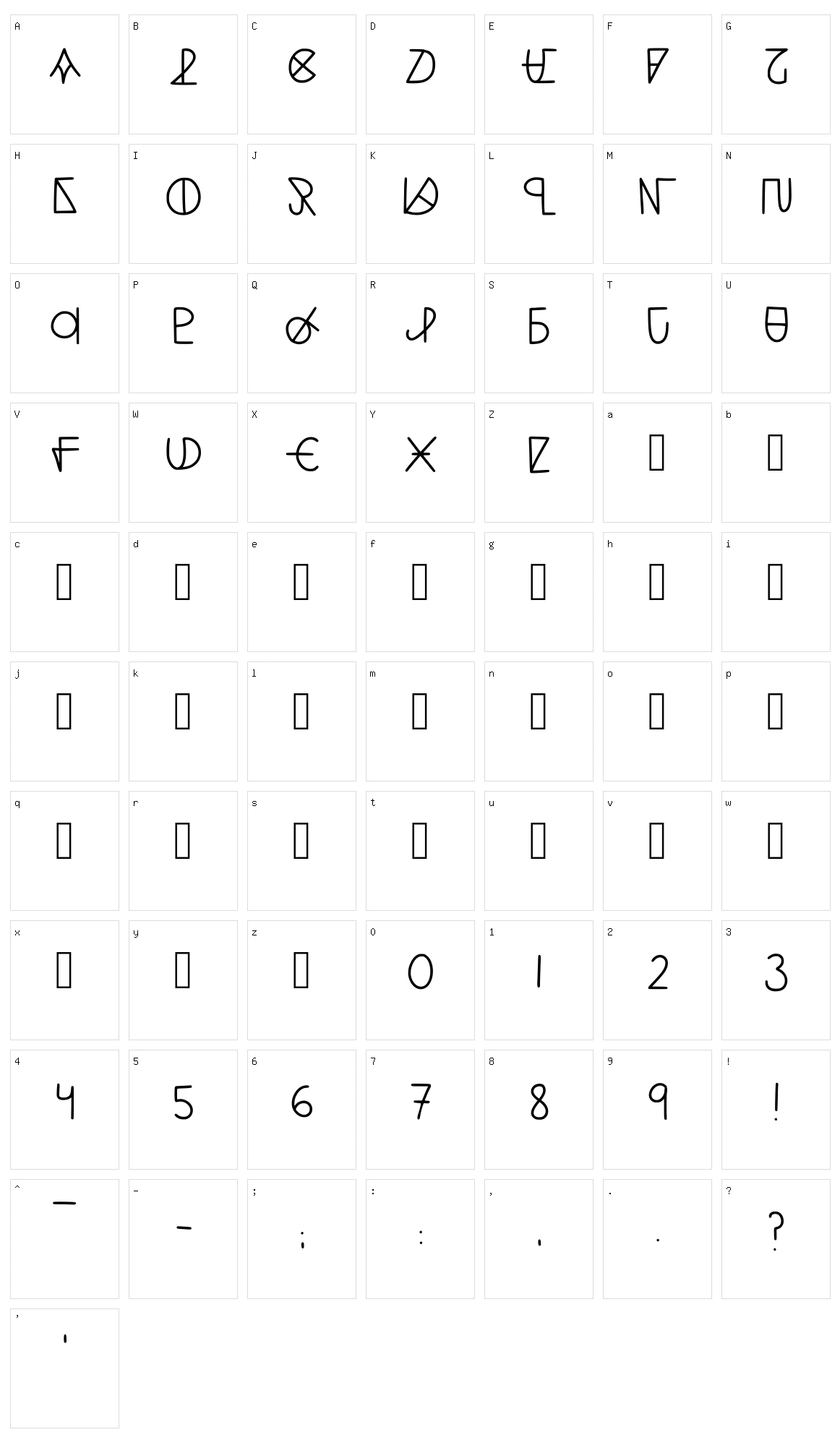 Angelican Character Set