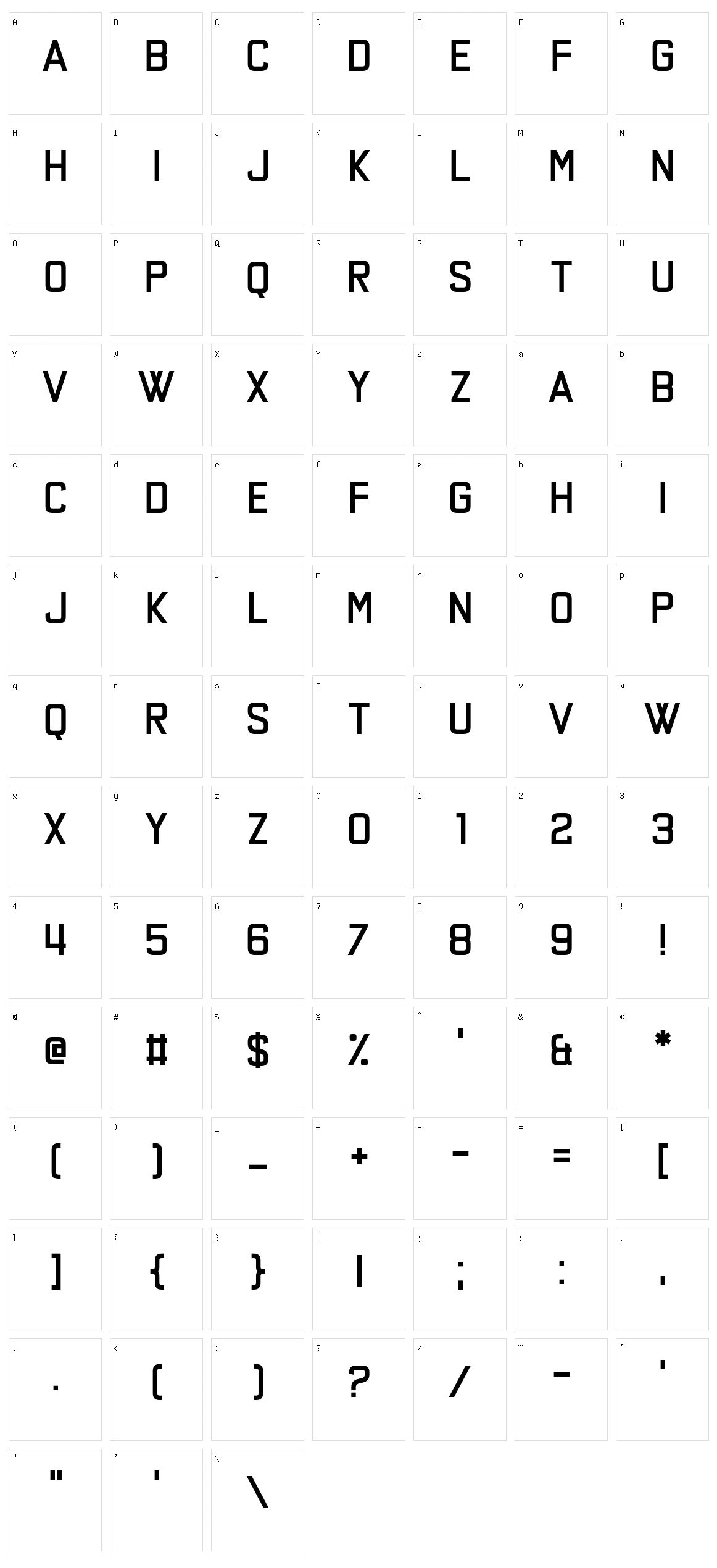 Say the Words Character Set