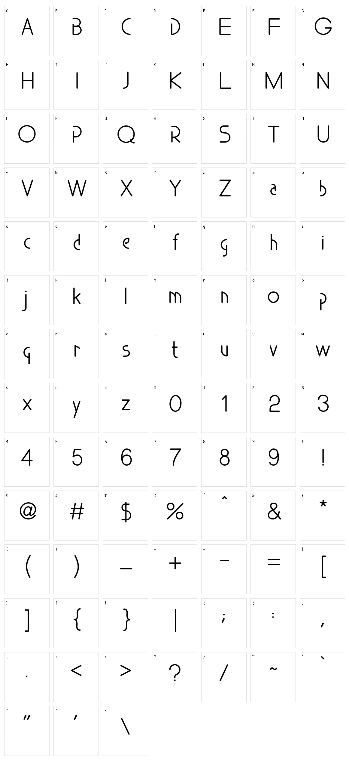 Something Character Set