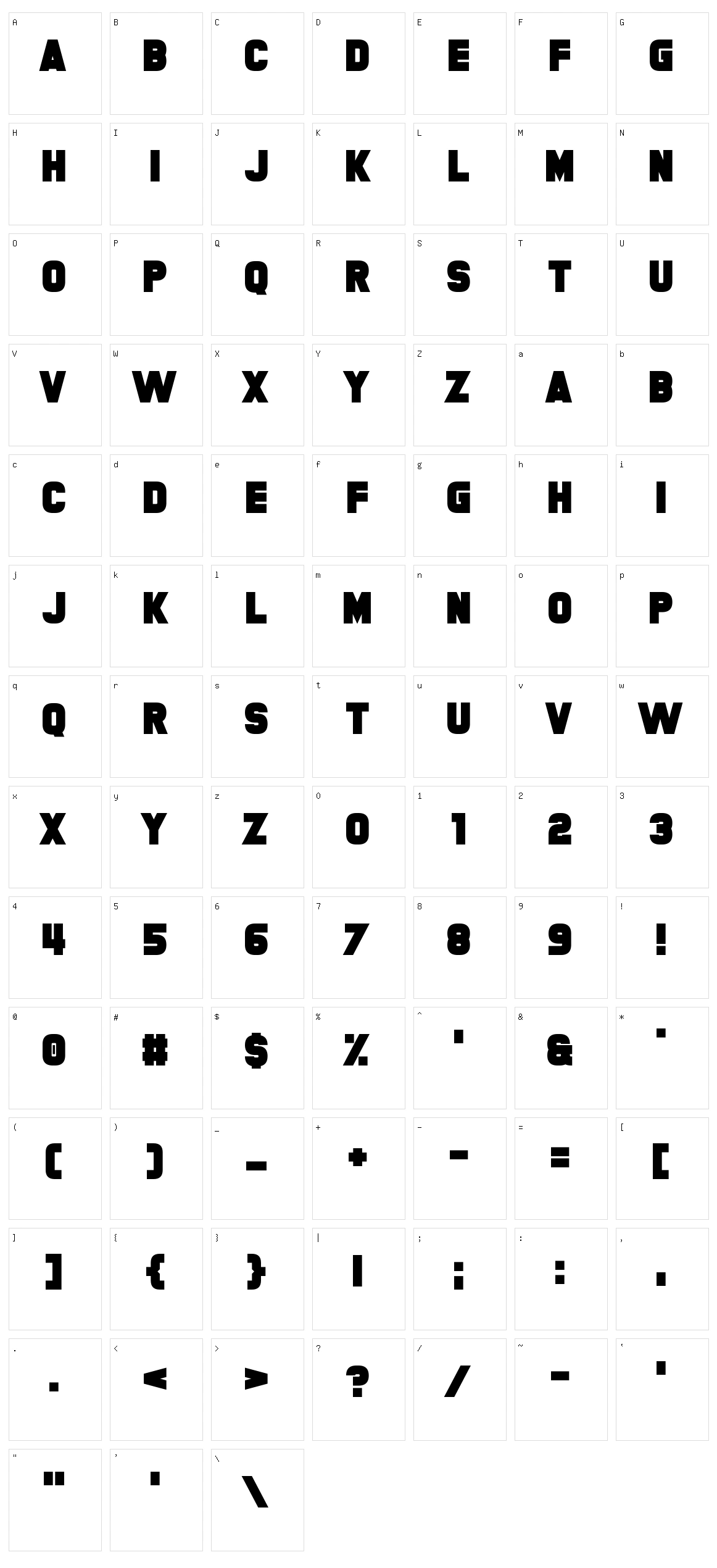 Trample Over Beauty Character Set