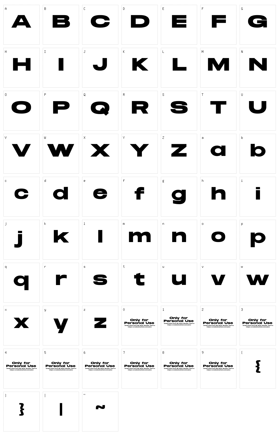 Underrated Character Set