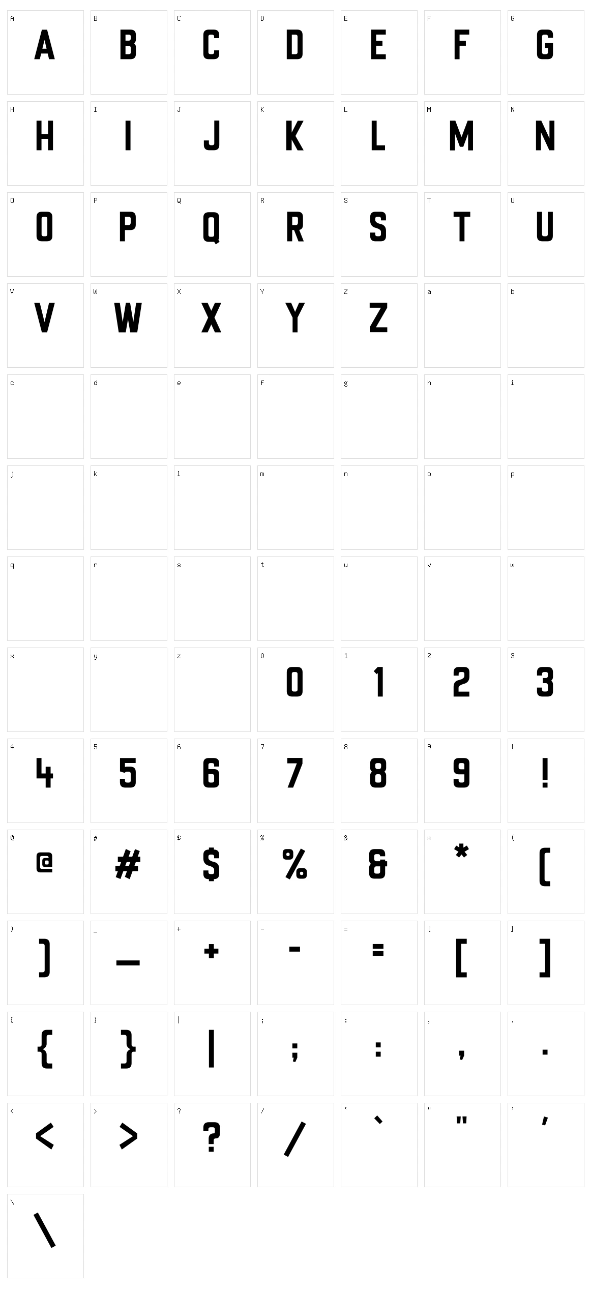 Universal Knowledge Character Set