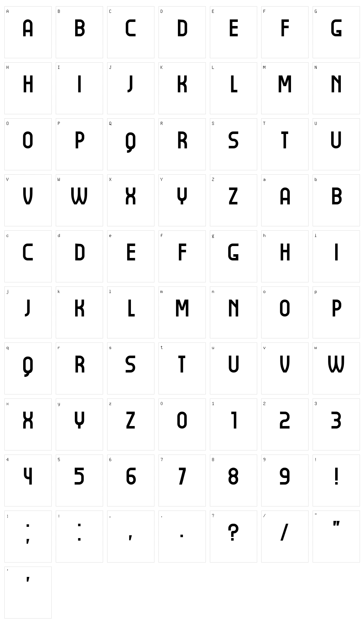 Valentin Character Set