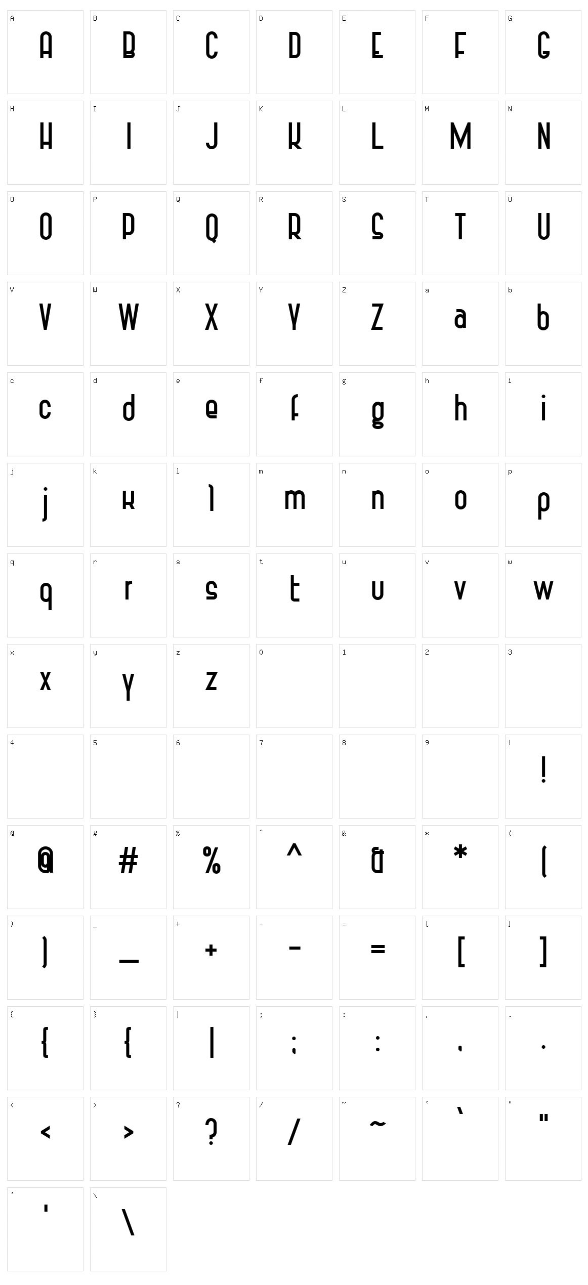 Vintage Straps Character Set