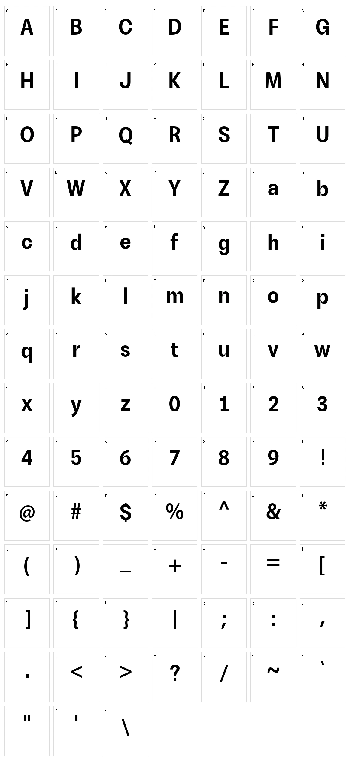 ZT Talk Character Set