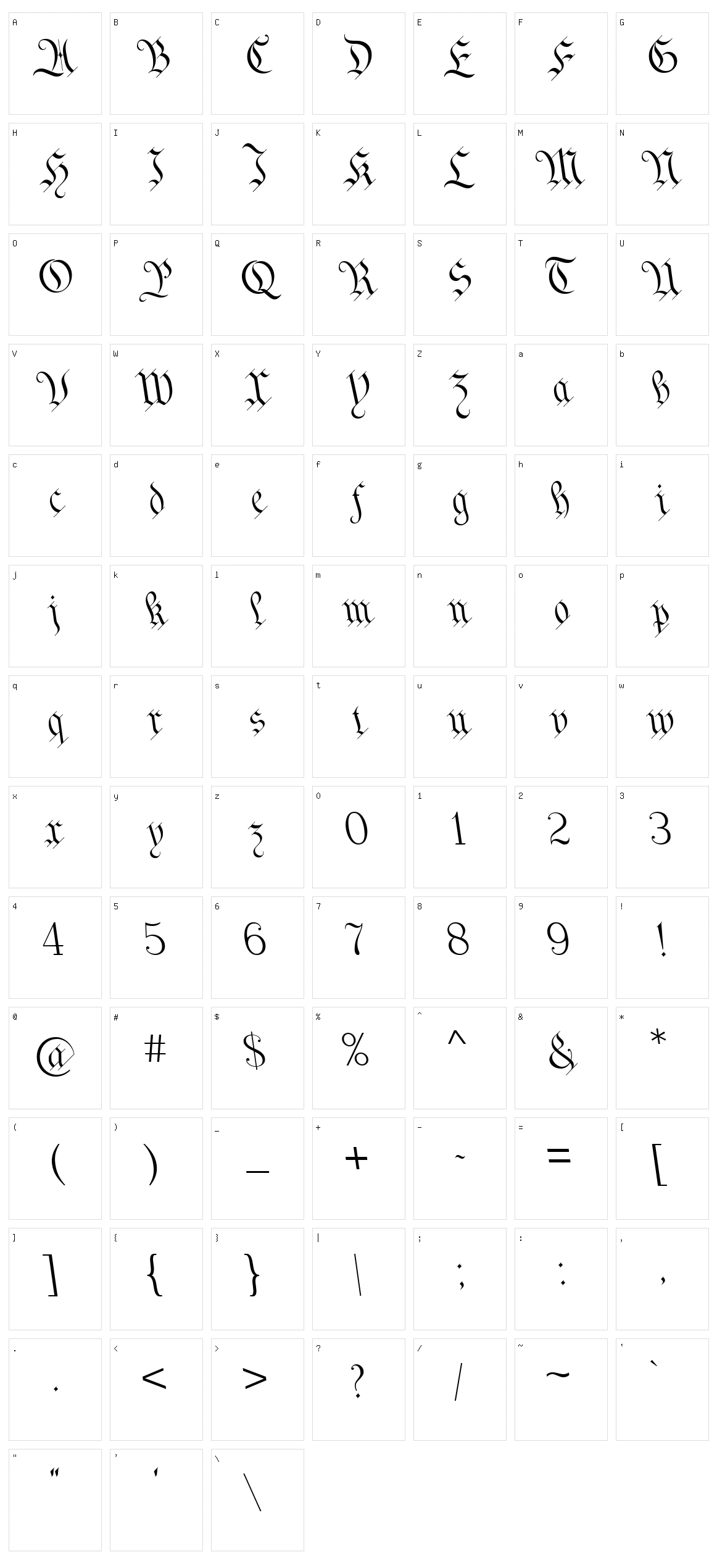 We The People Character Set