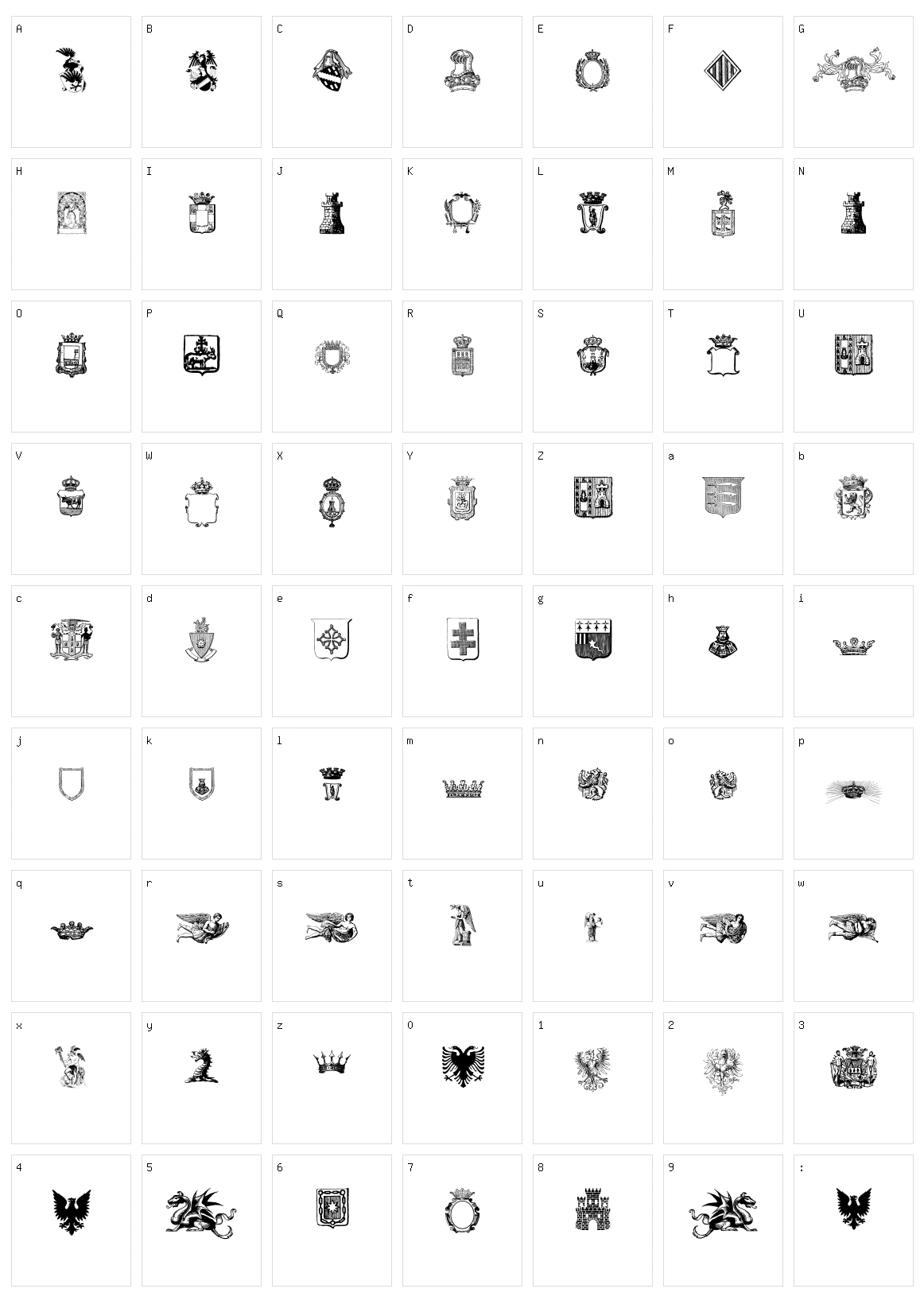 Free Medieval Character Set