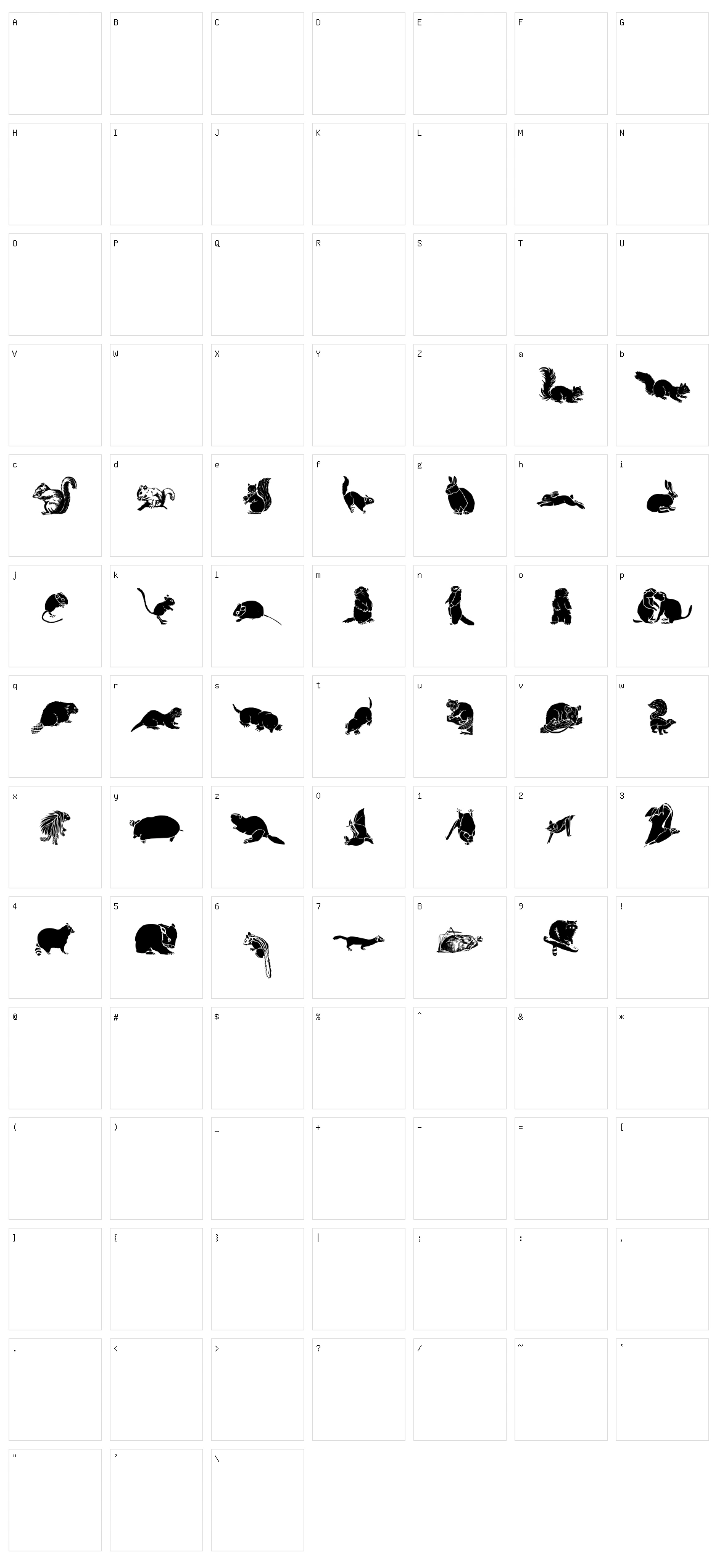 WW Furry Friends Character Set