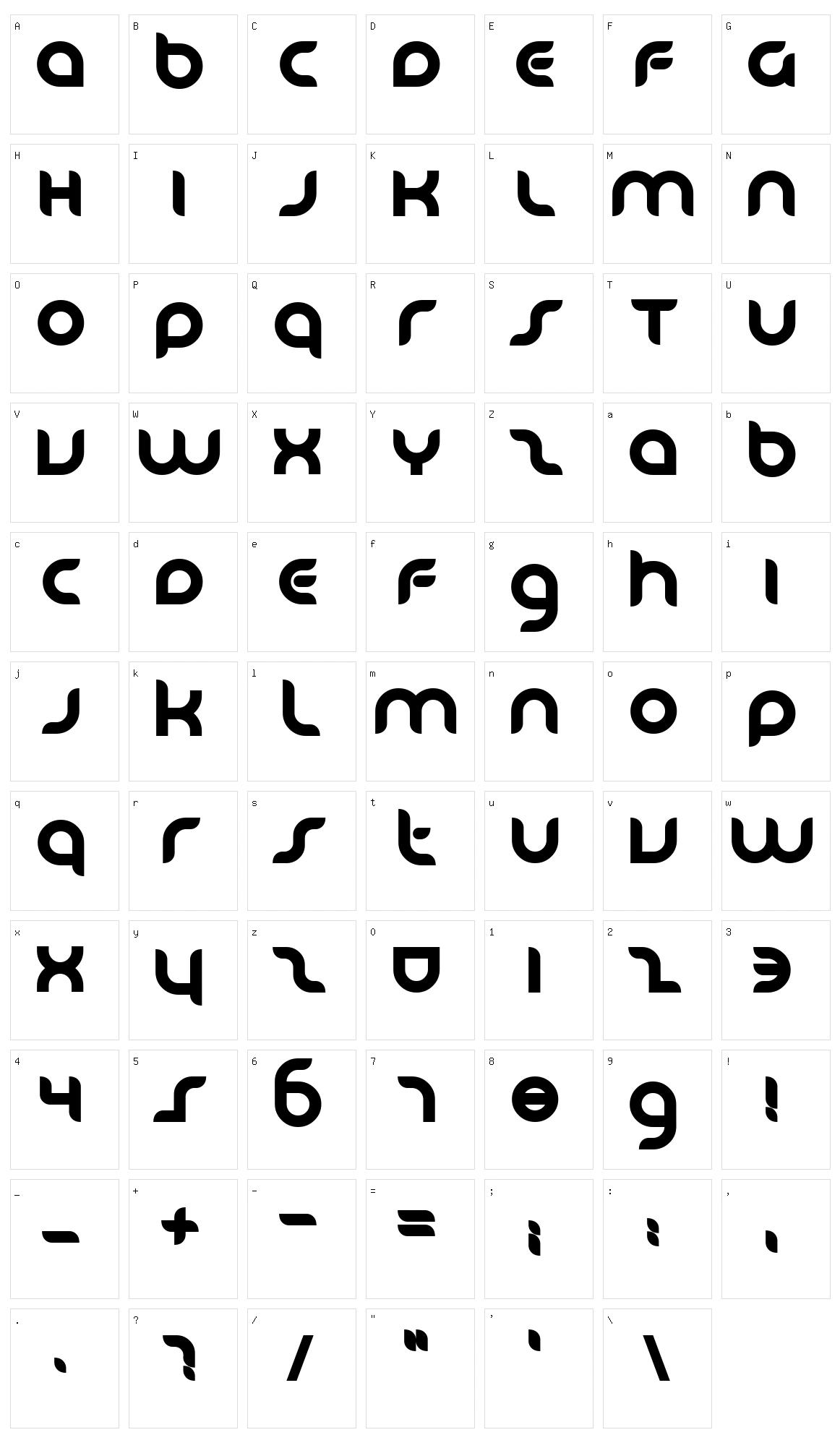 Danube Character Set