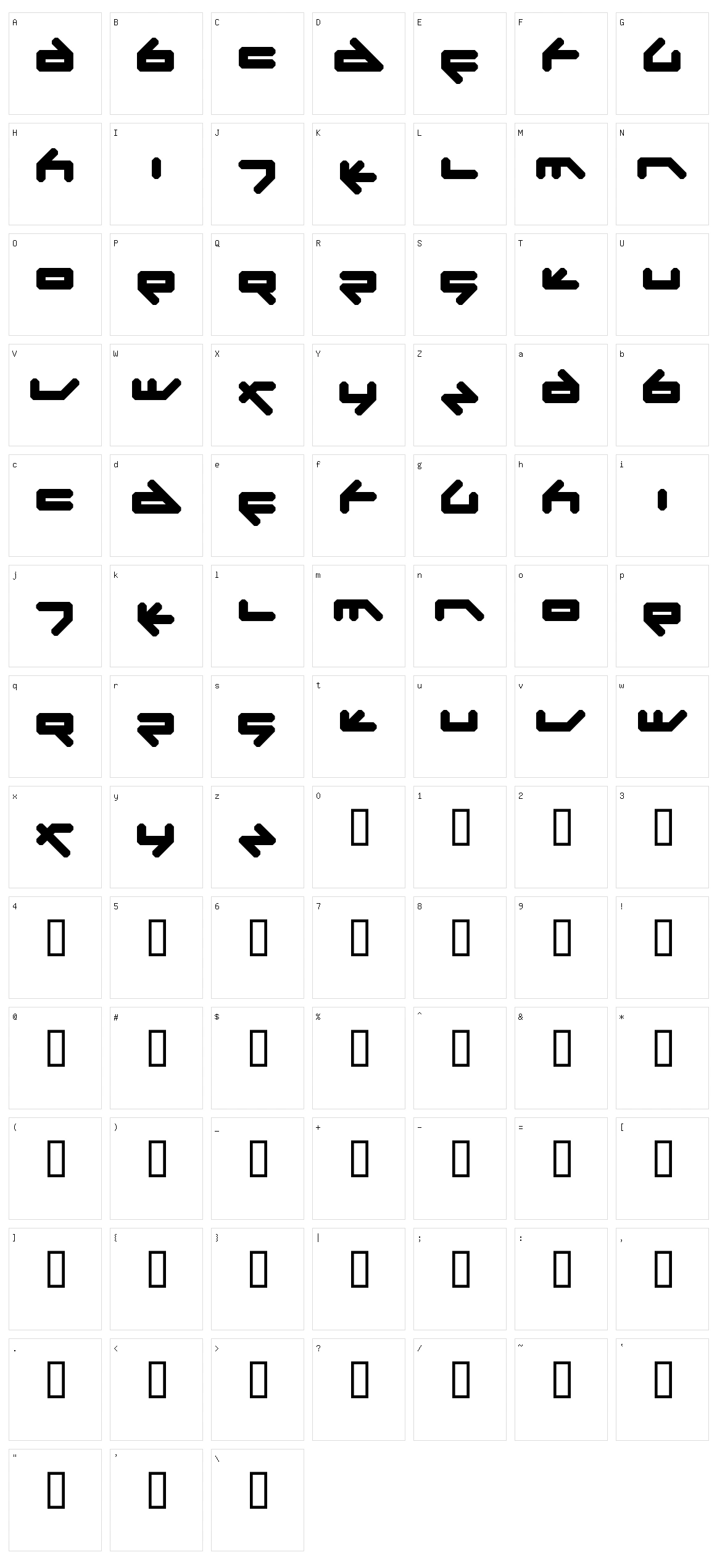 Dreampop Character Set