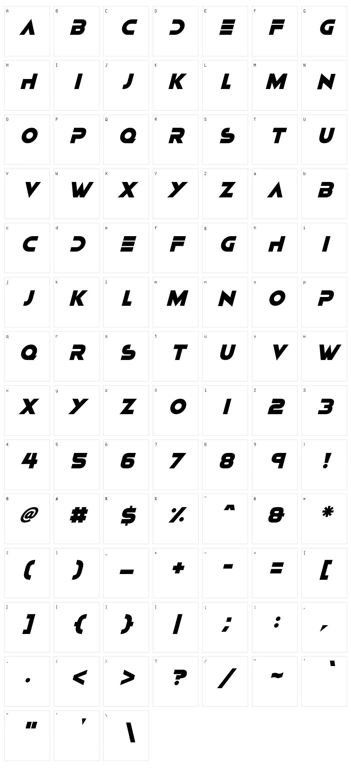 Drum N Bass Character Set