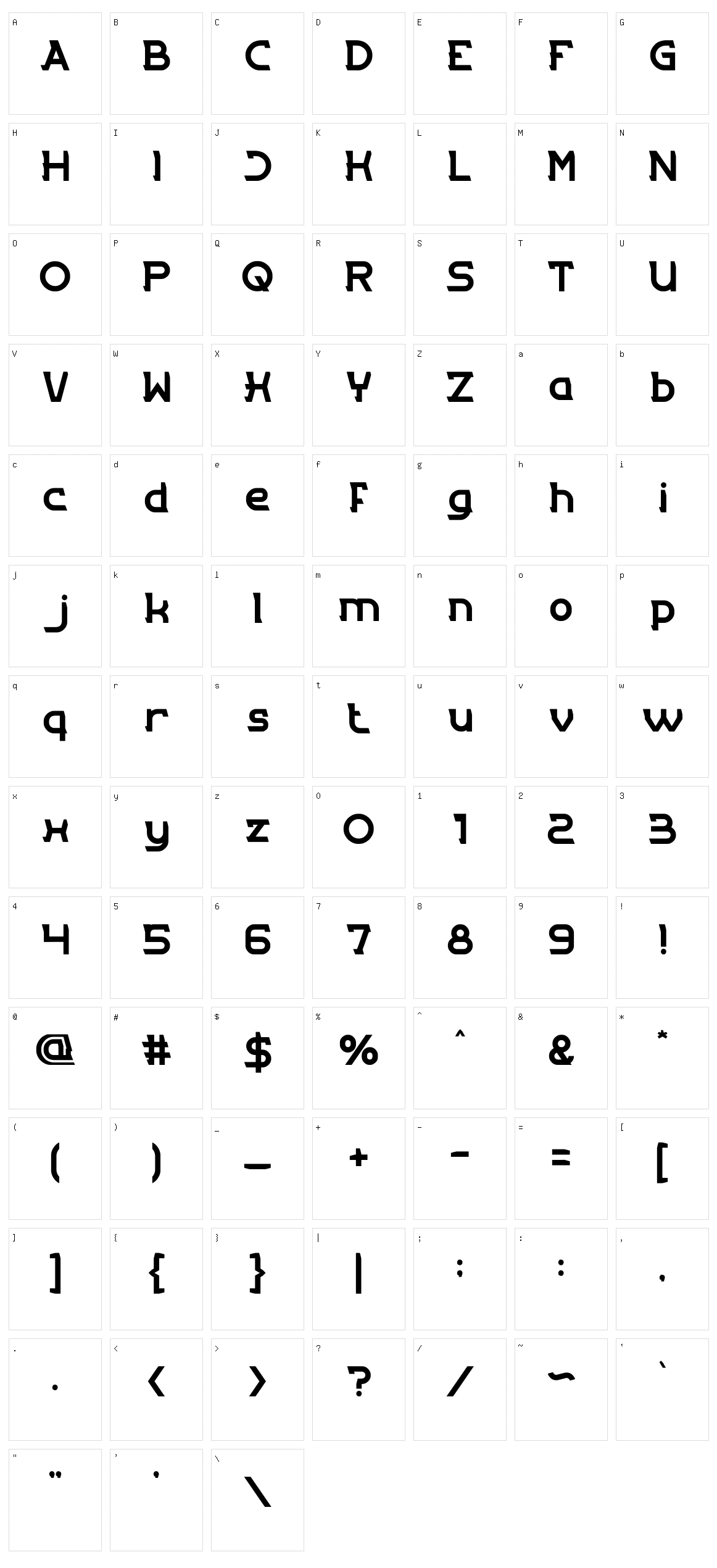 Entrance Character Set