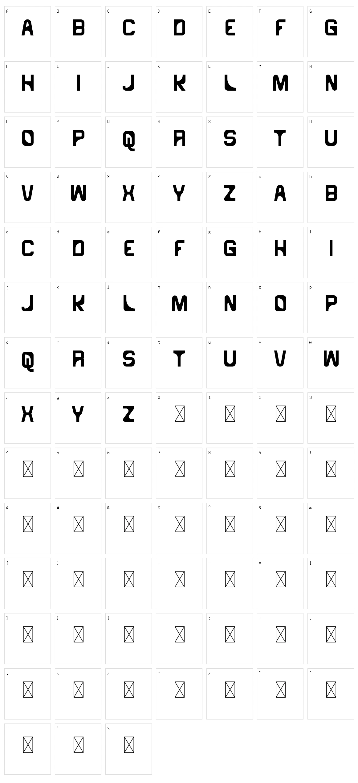 Gengar Character Set