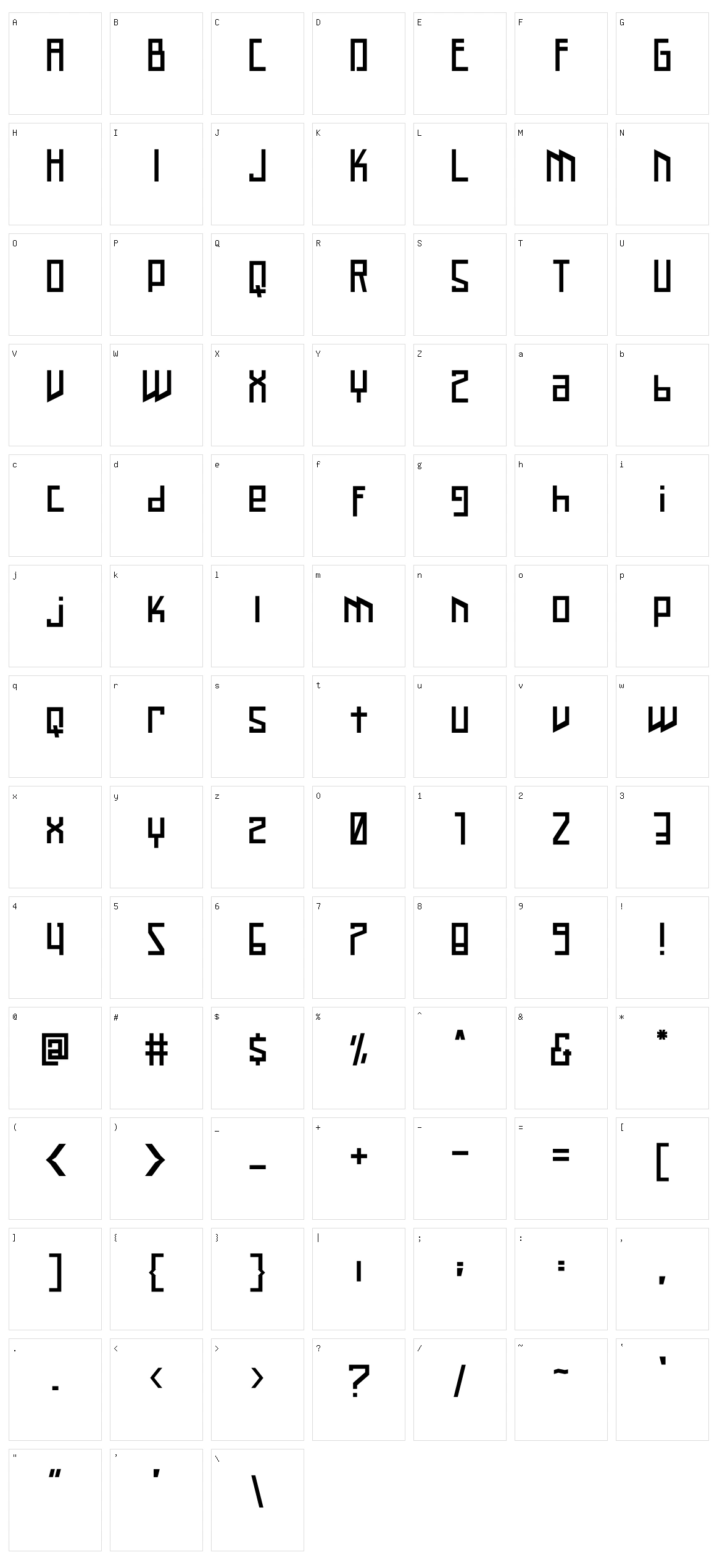 Good Vibes Character Set