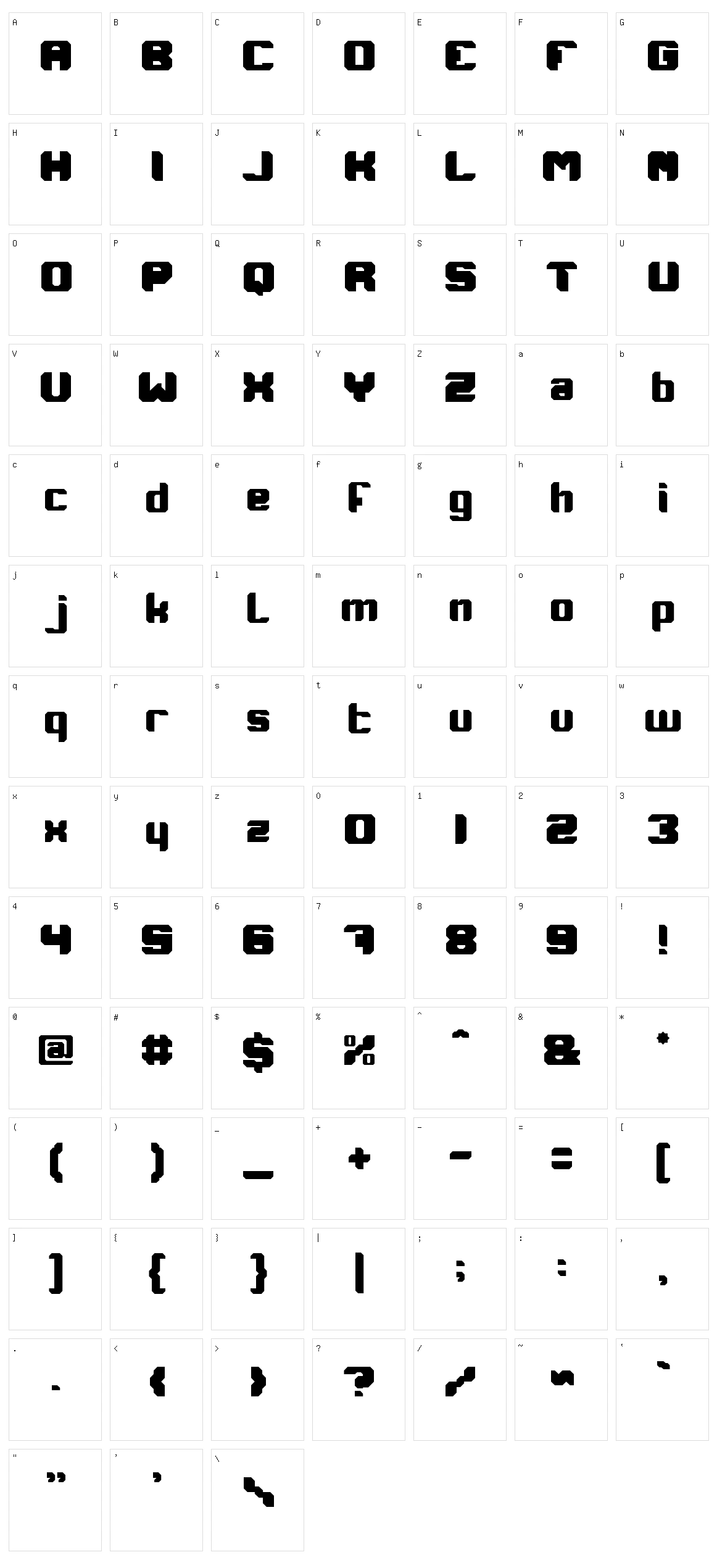 I Am A Robot Character Set