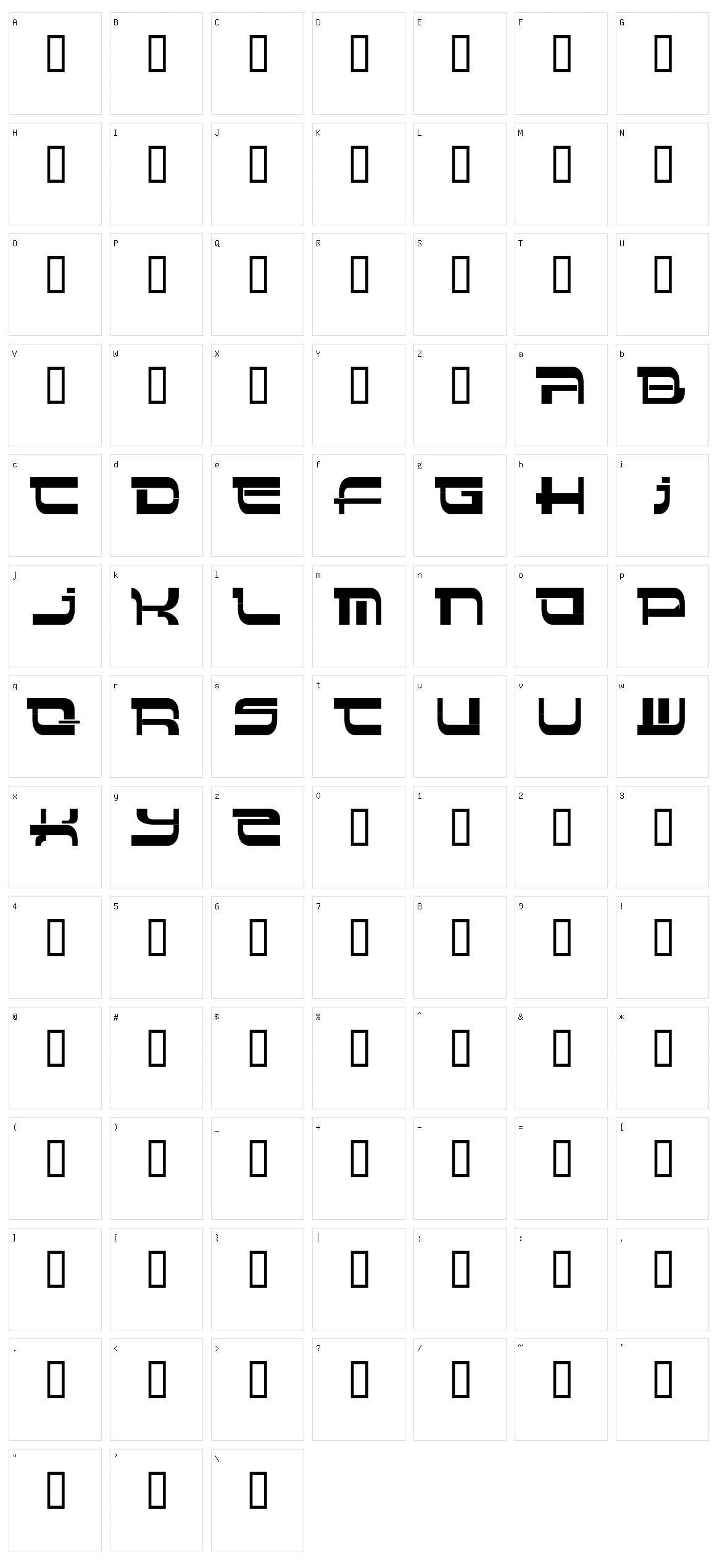 Insert Character Set