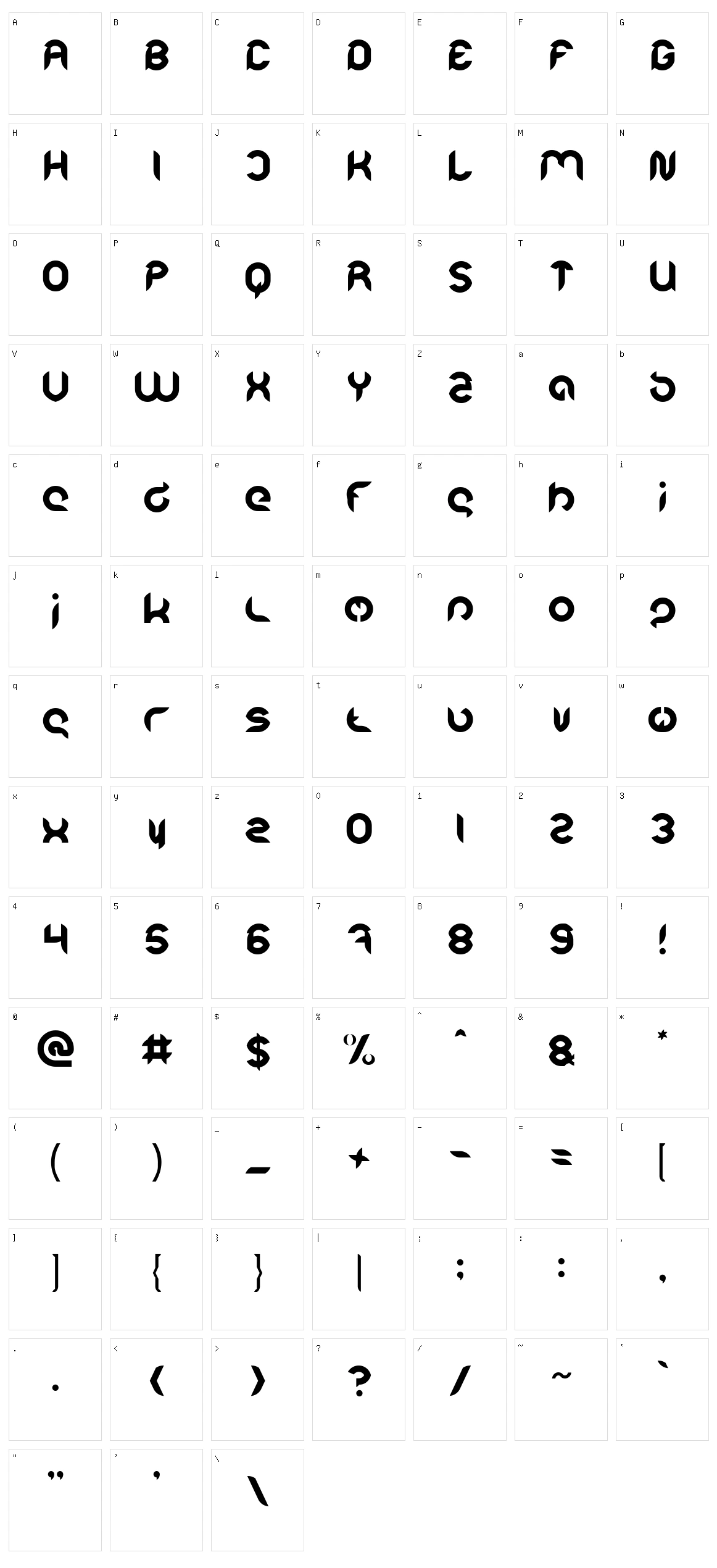 Intanputripratiwi Character Set