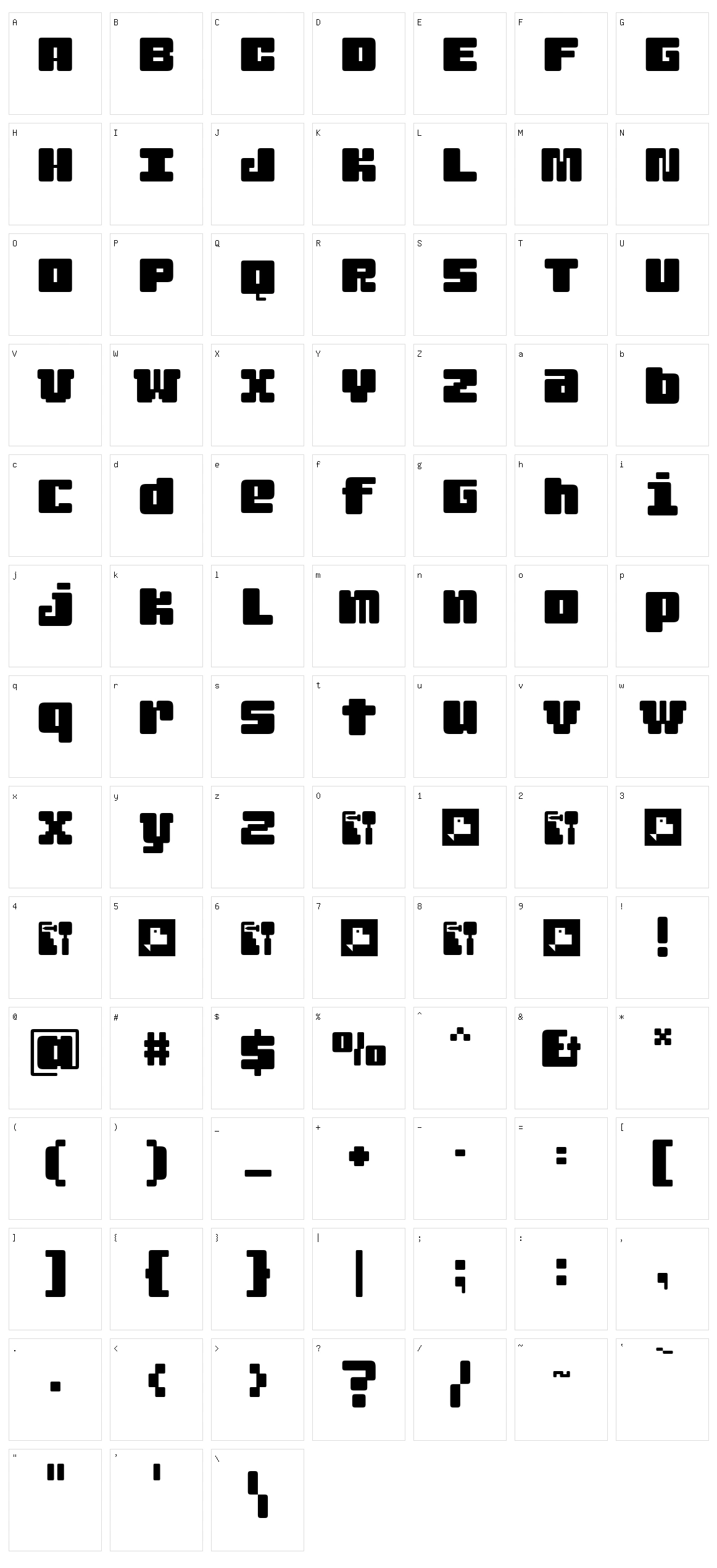 Judera Ring Character Set