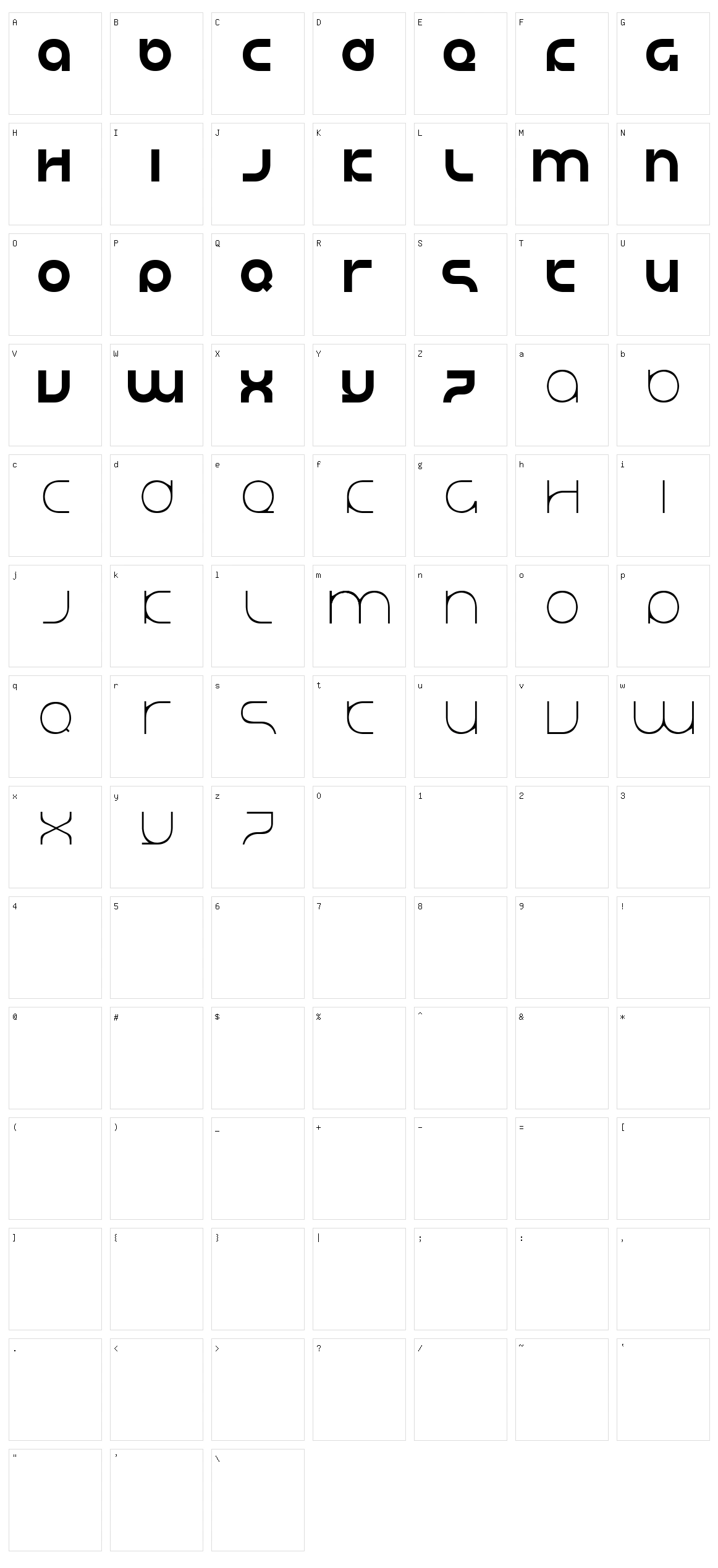 Justify Lazy Character Set