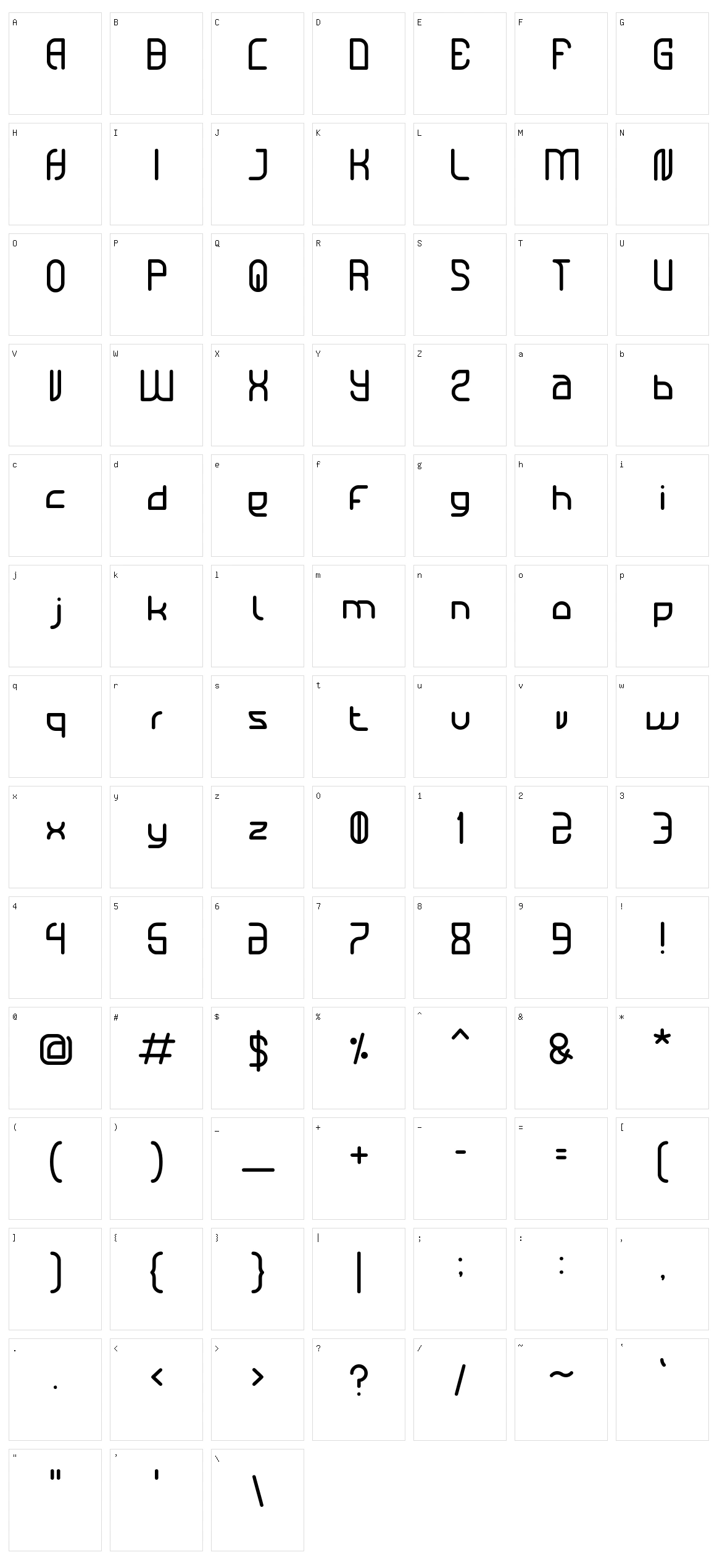 Katarzyna Character Set