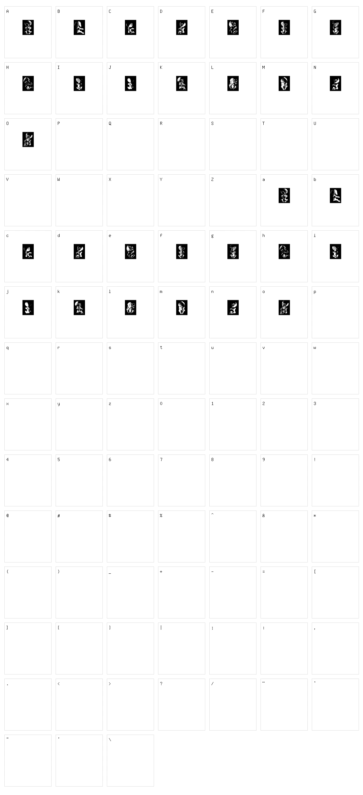 Baby Alien Character Set