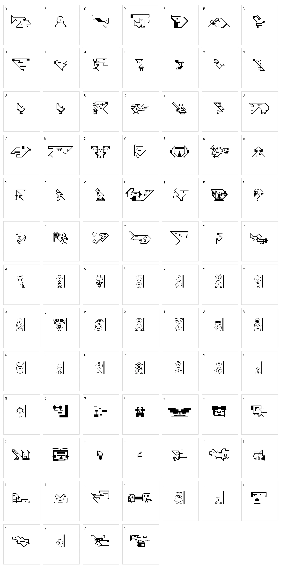 Testament C  Neuroticons Character Set