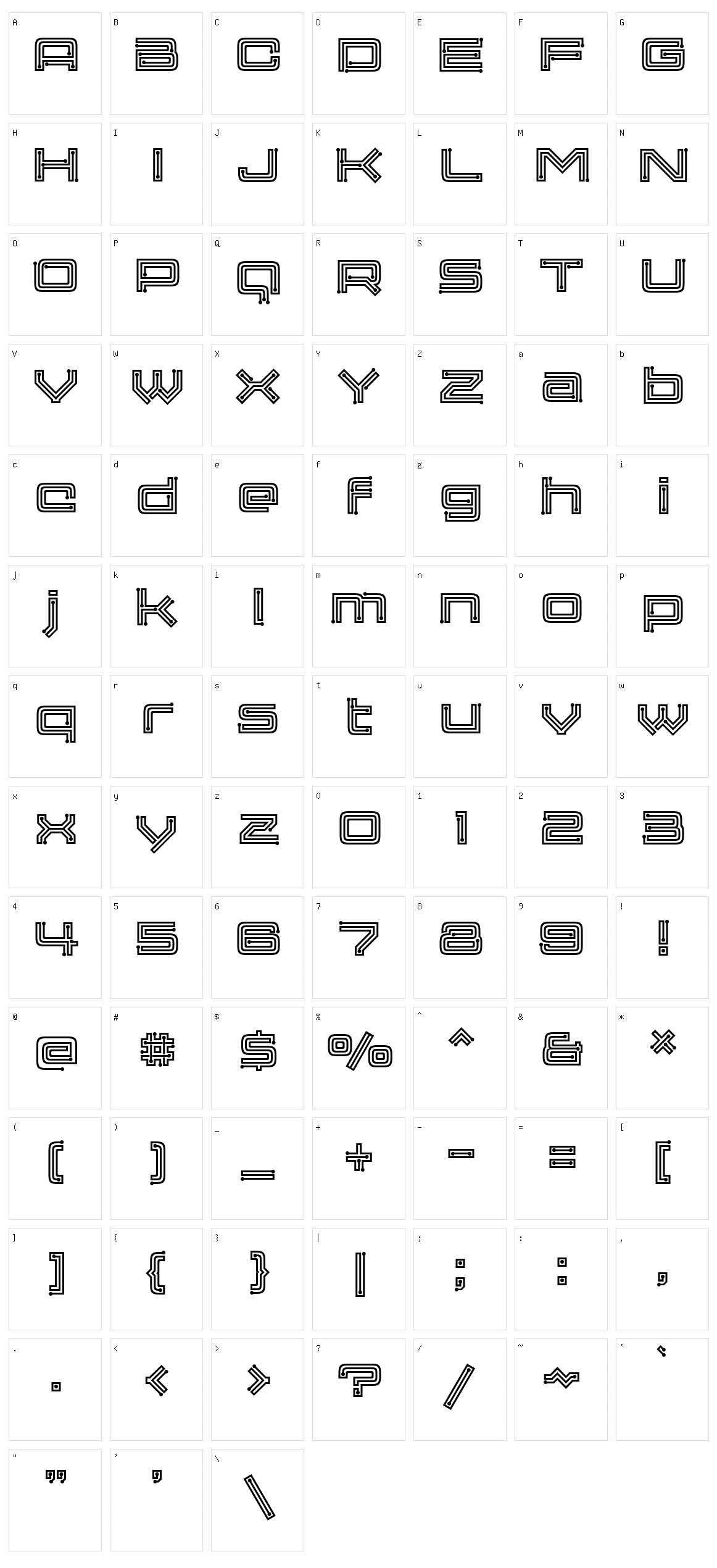 Membra Character Set