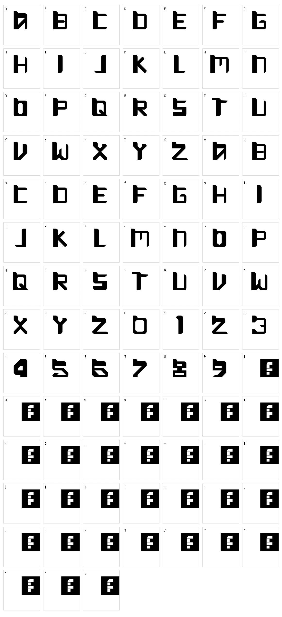 Move Along Character Set