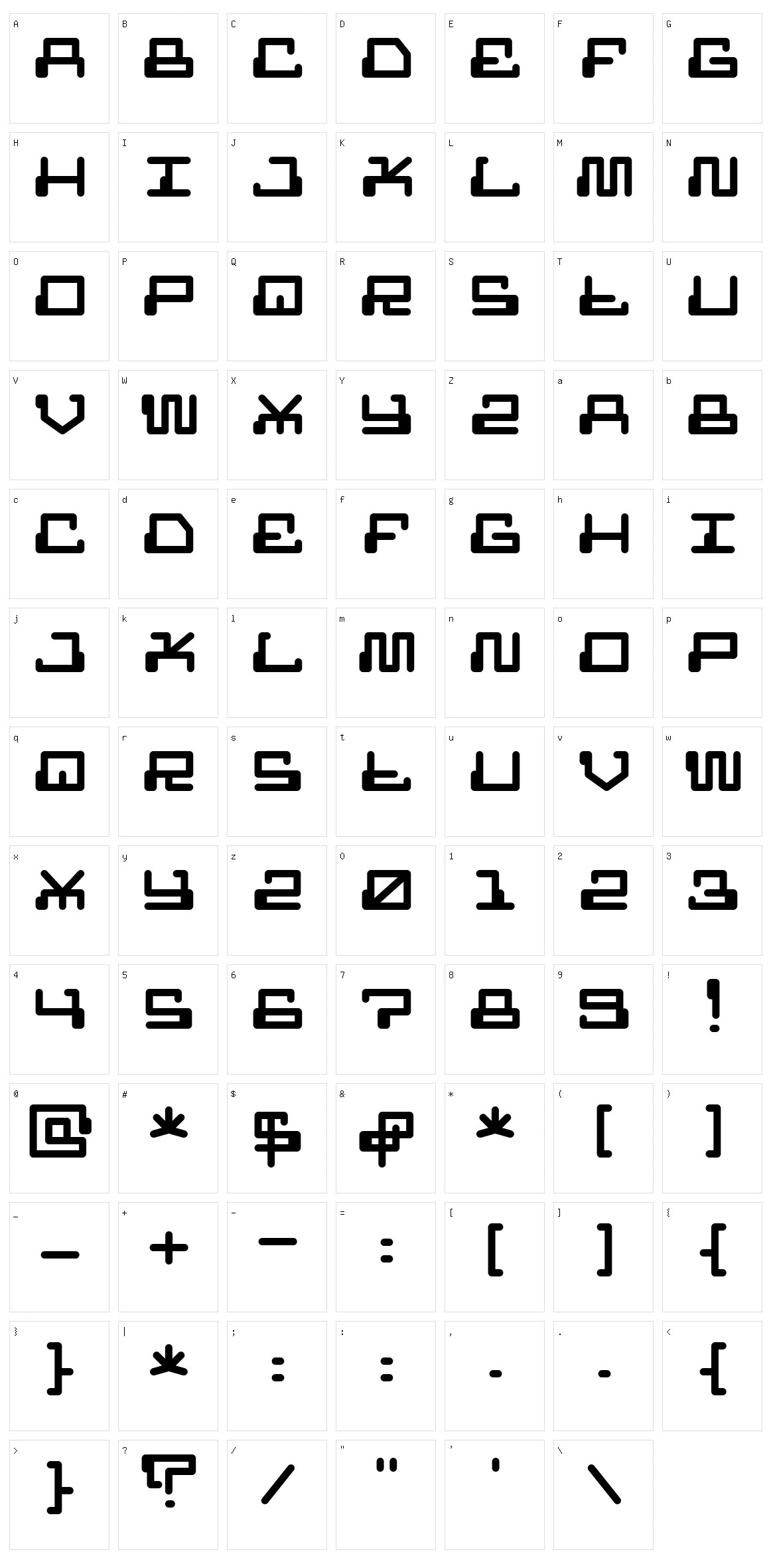 Mr Fuglesang Character Set