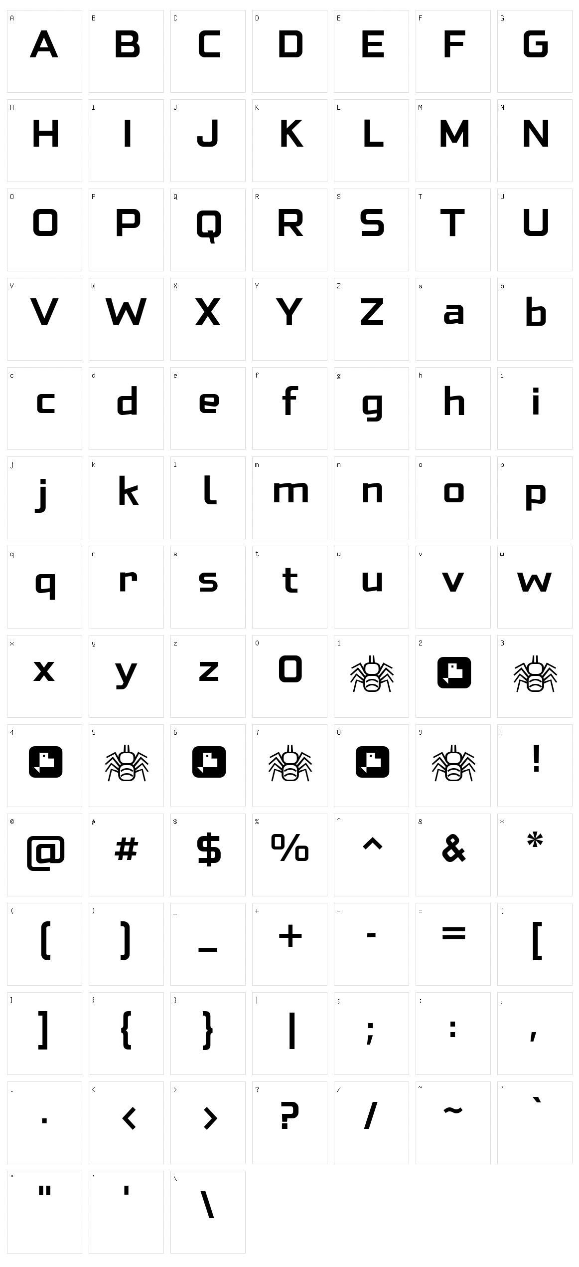 Neo Fobia Character Set