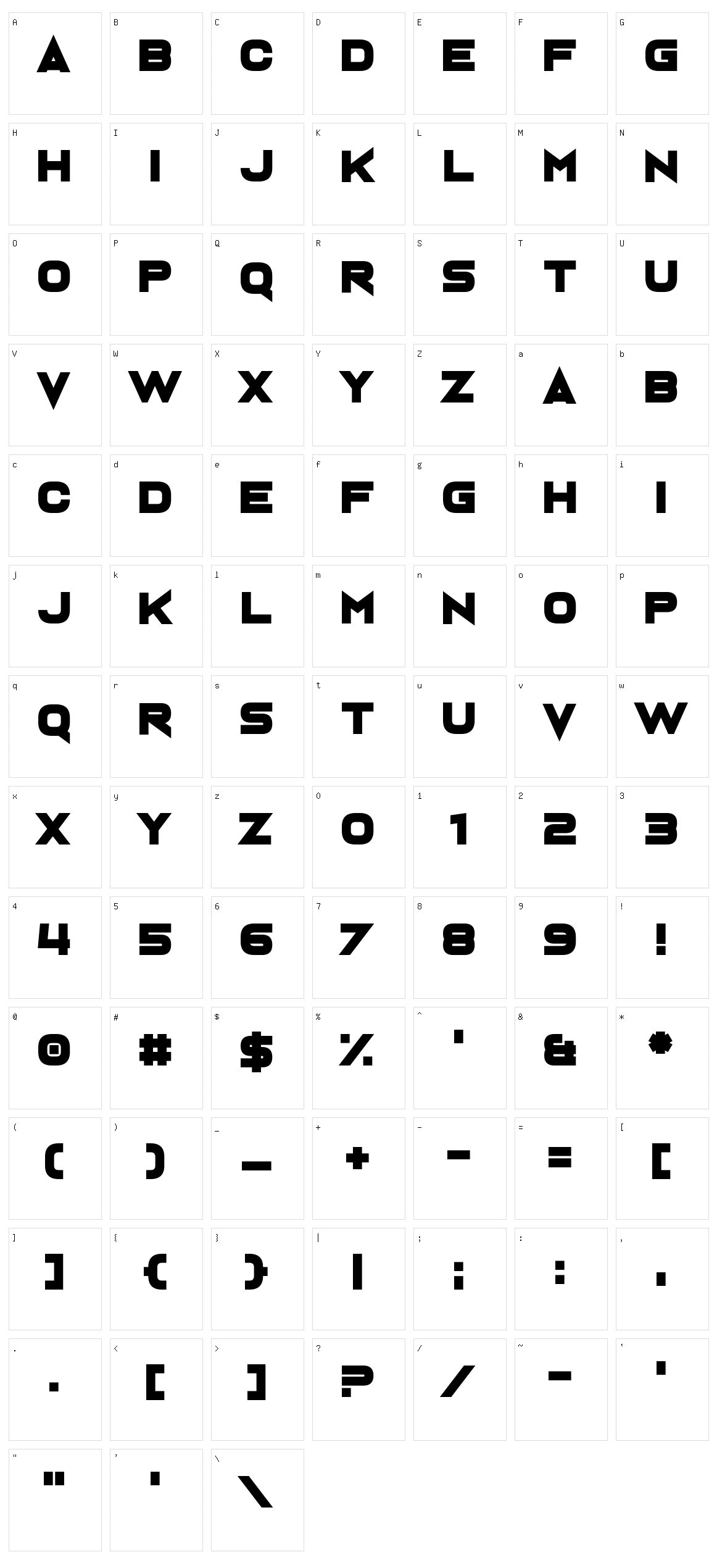 Neuterous Character Set