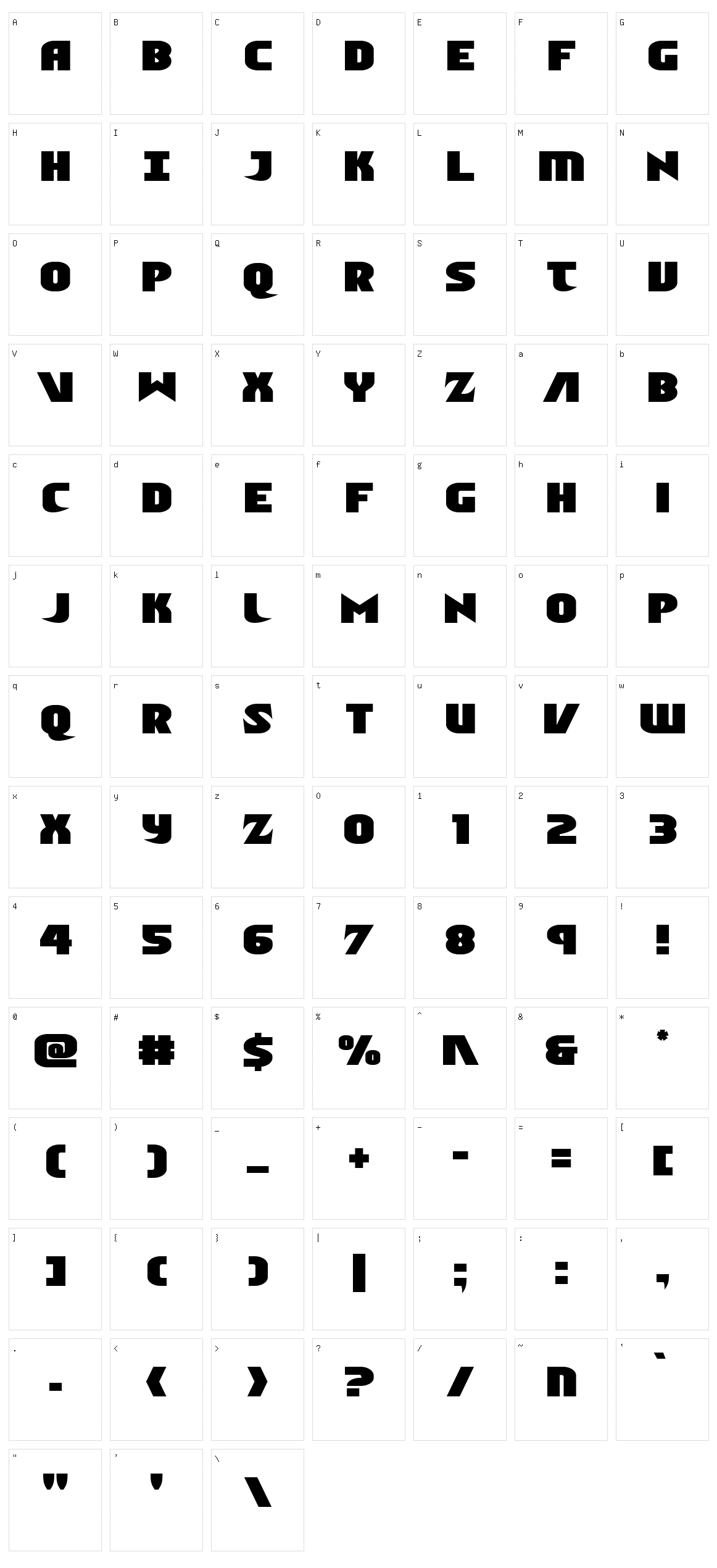 Ninja Garden Character Set