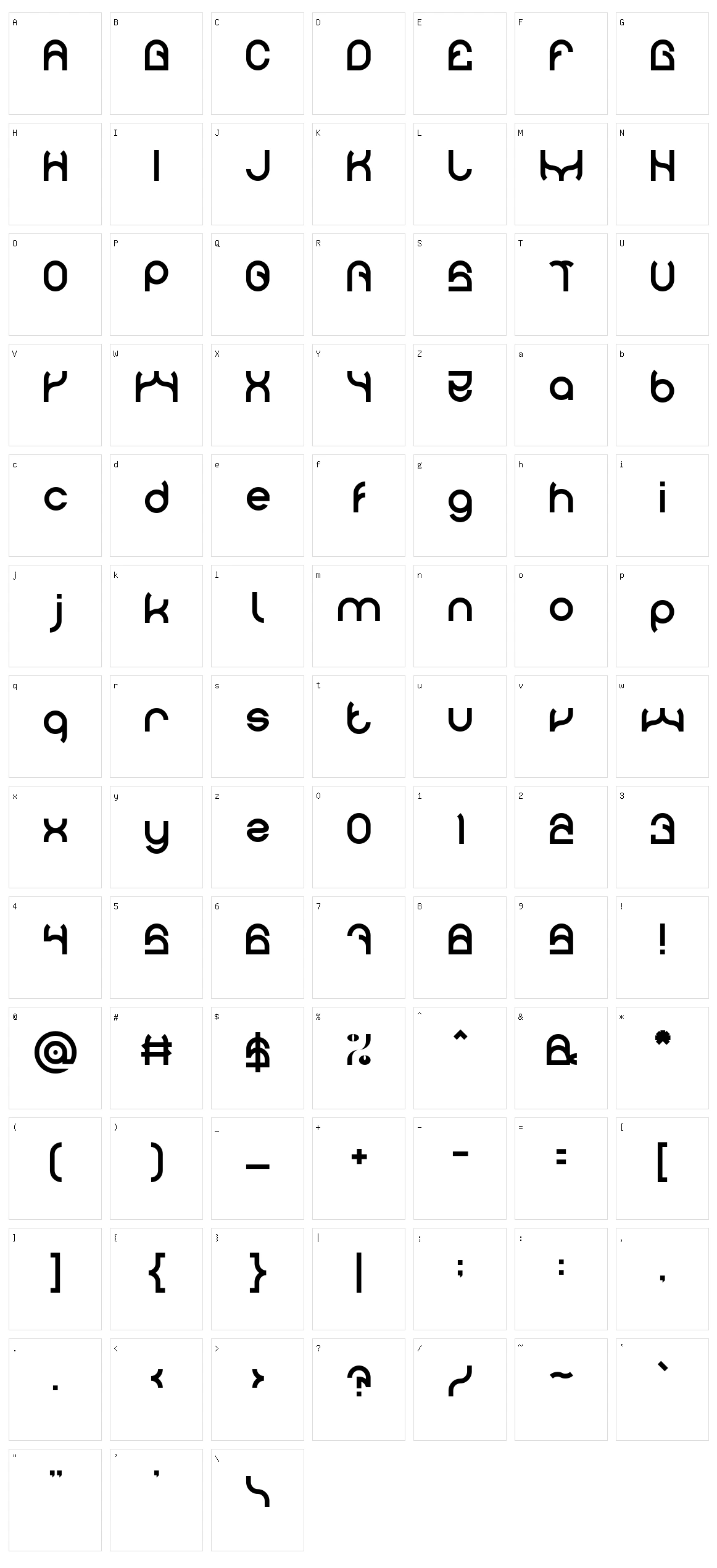 Plastic Character Set