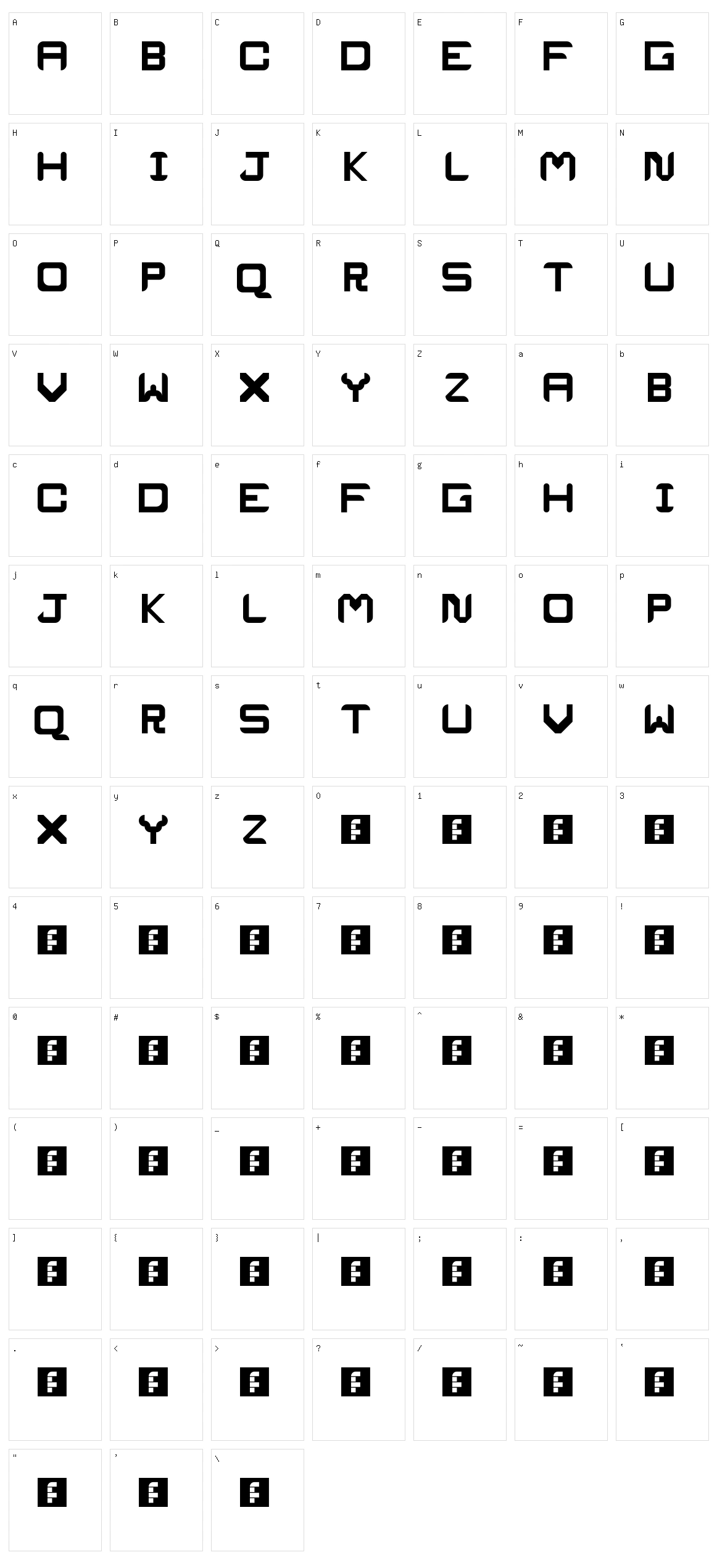 Project Character Set