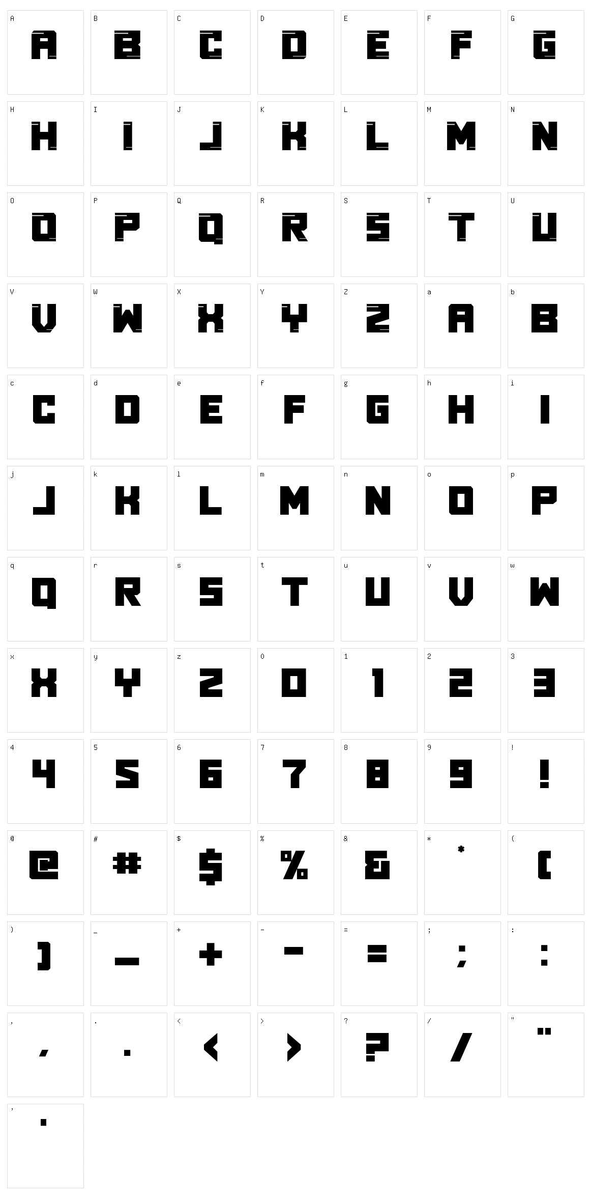 Real Young Character Set