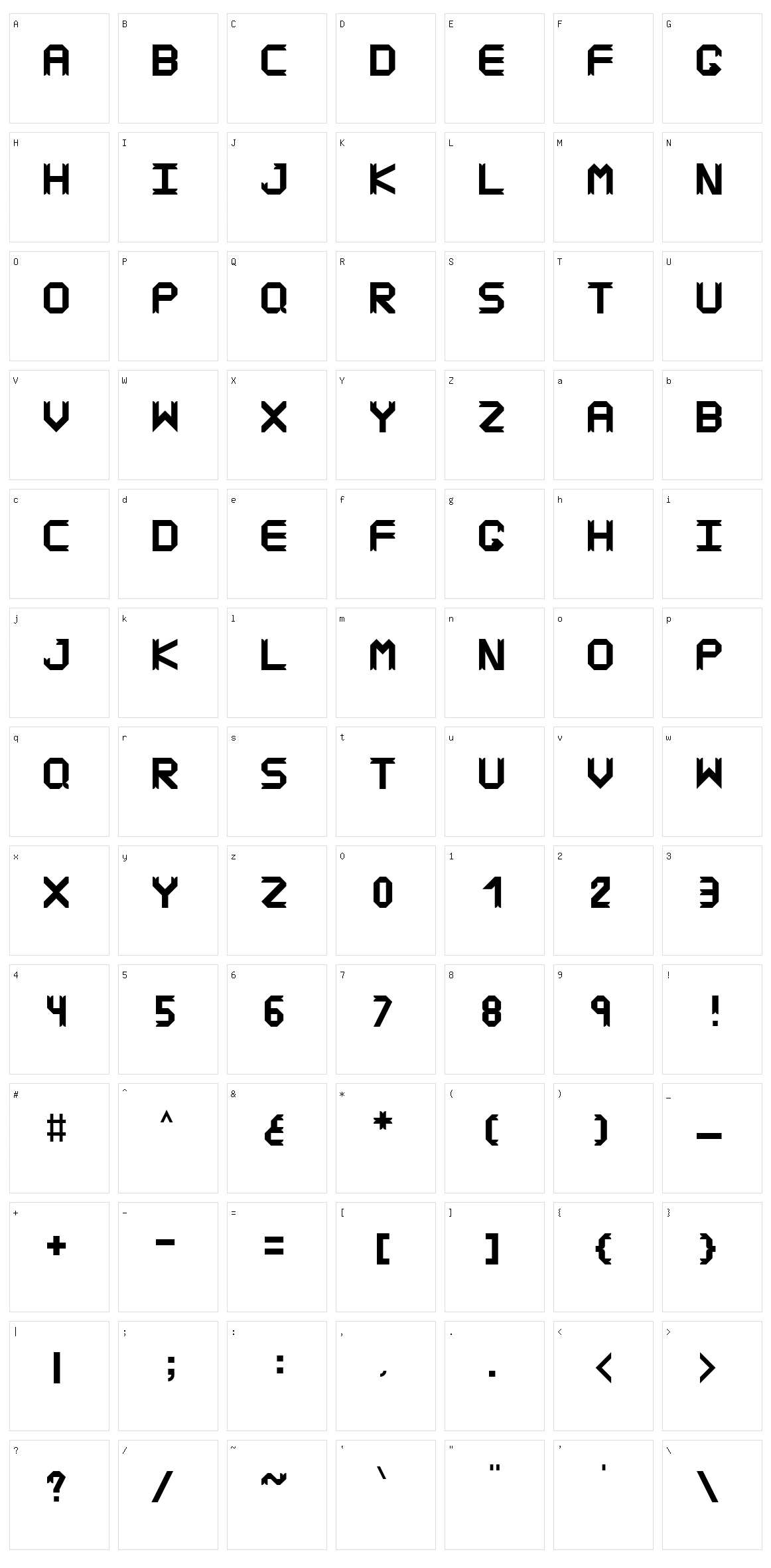 Ribbon Trim Character Set