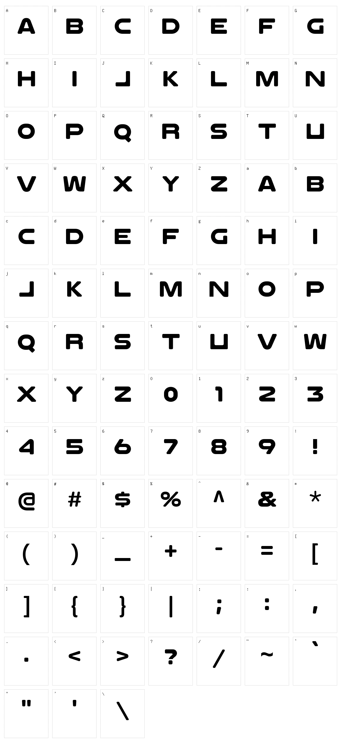 Sein Blue Character Set