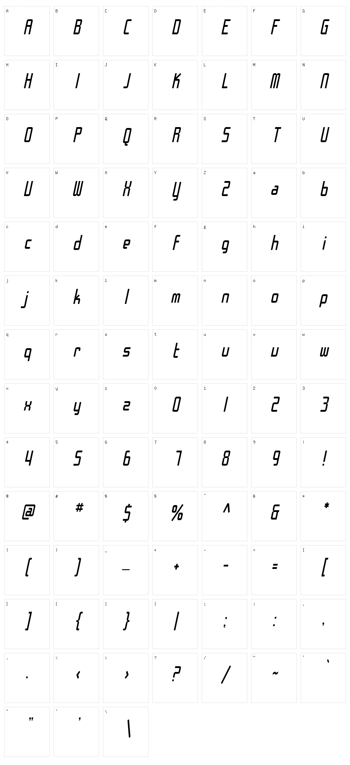 SF Chrome Fenders Character Set