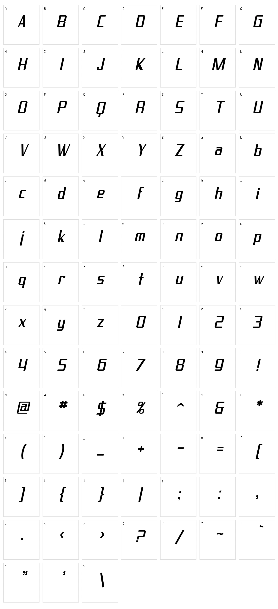 SF Proverbial Gothic Character Set