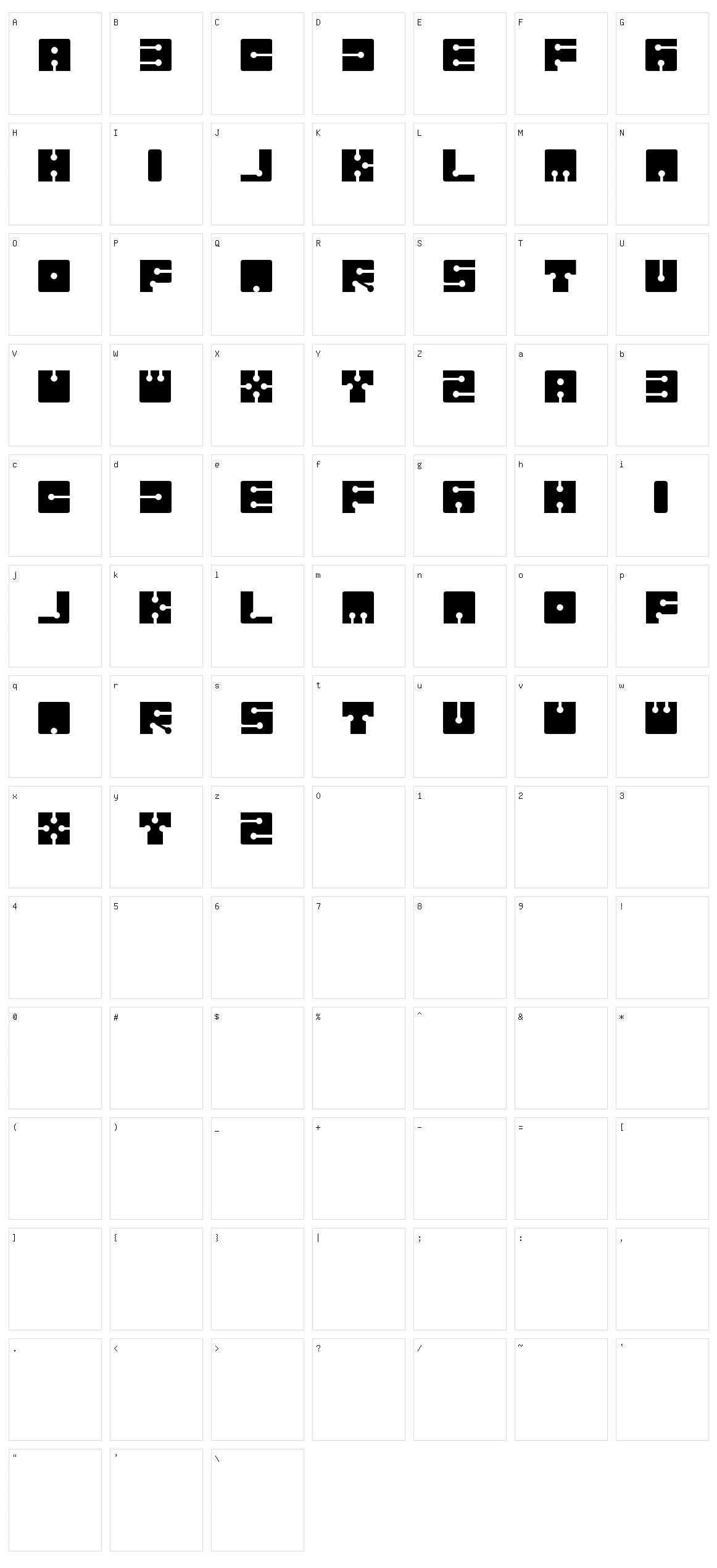 Sistema Character Set