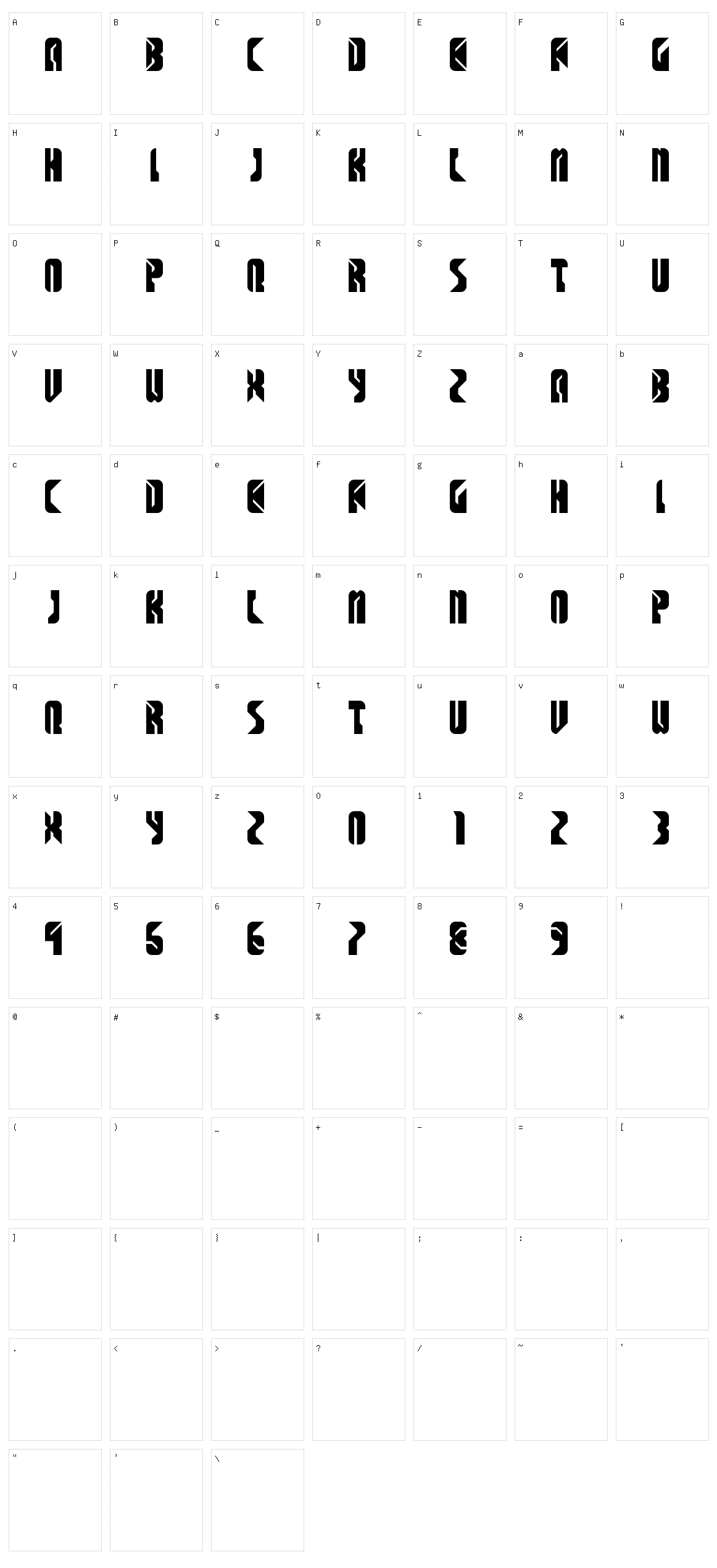 Space Cowboys Character Set